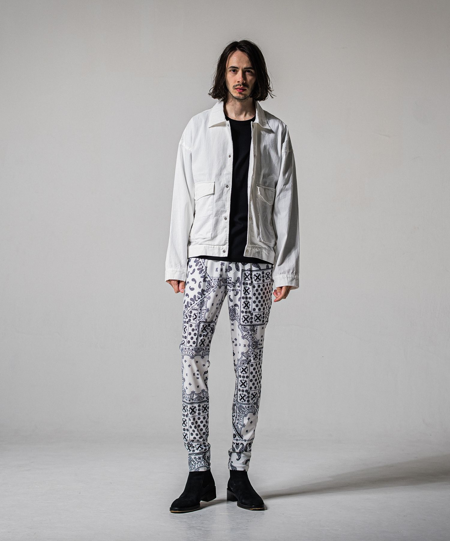 LDENIM AG FLIGHT JACKET / RC39-JK-003 / デニムフライトジャケット / ホワイト (3月中旬入荷予定)