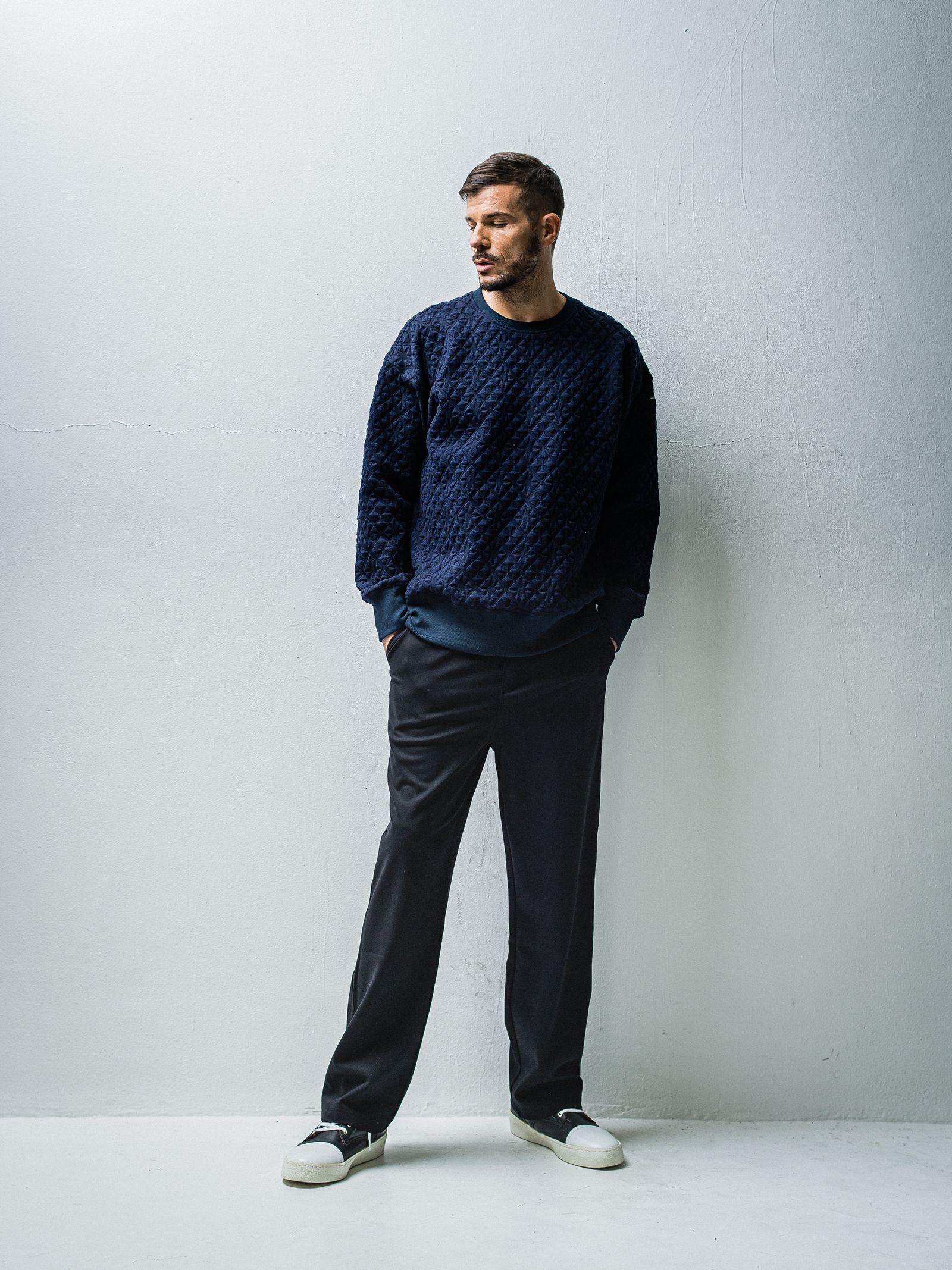 CHRIS EASY WIDE PANTS / RC27-ST-016W / ワイドパンツ / ブラック