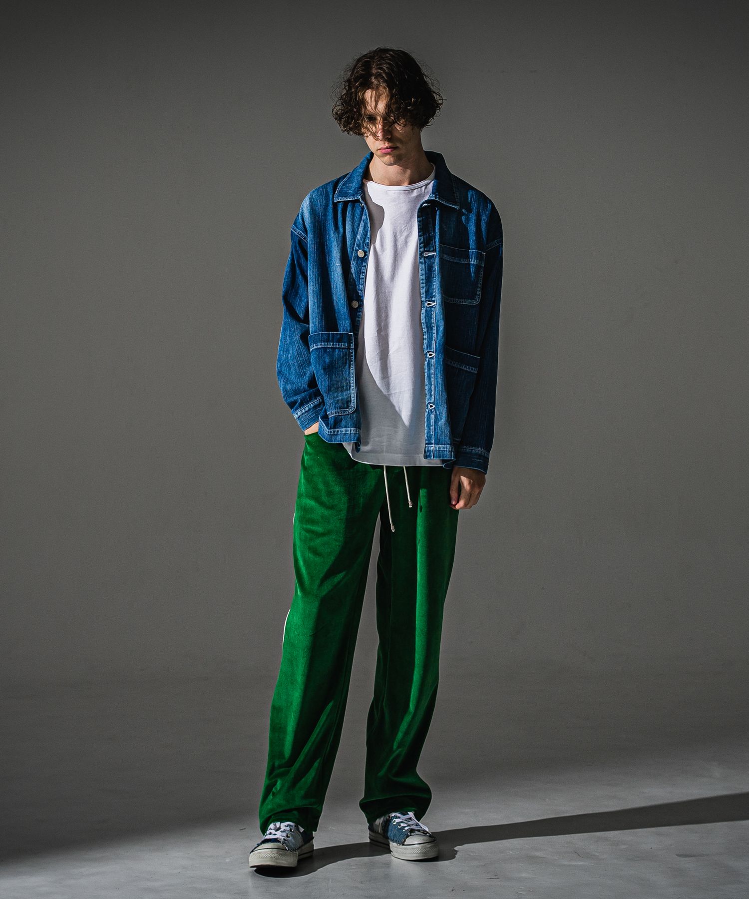 UK OVER LONGSLEEVE TEE / RC41-T-002 / オーバーサイズ長袖ロゴプリントTシャツ / ホワイト (7月中旬入荷予定)