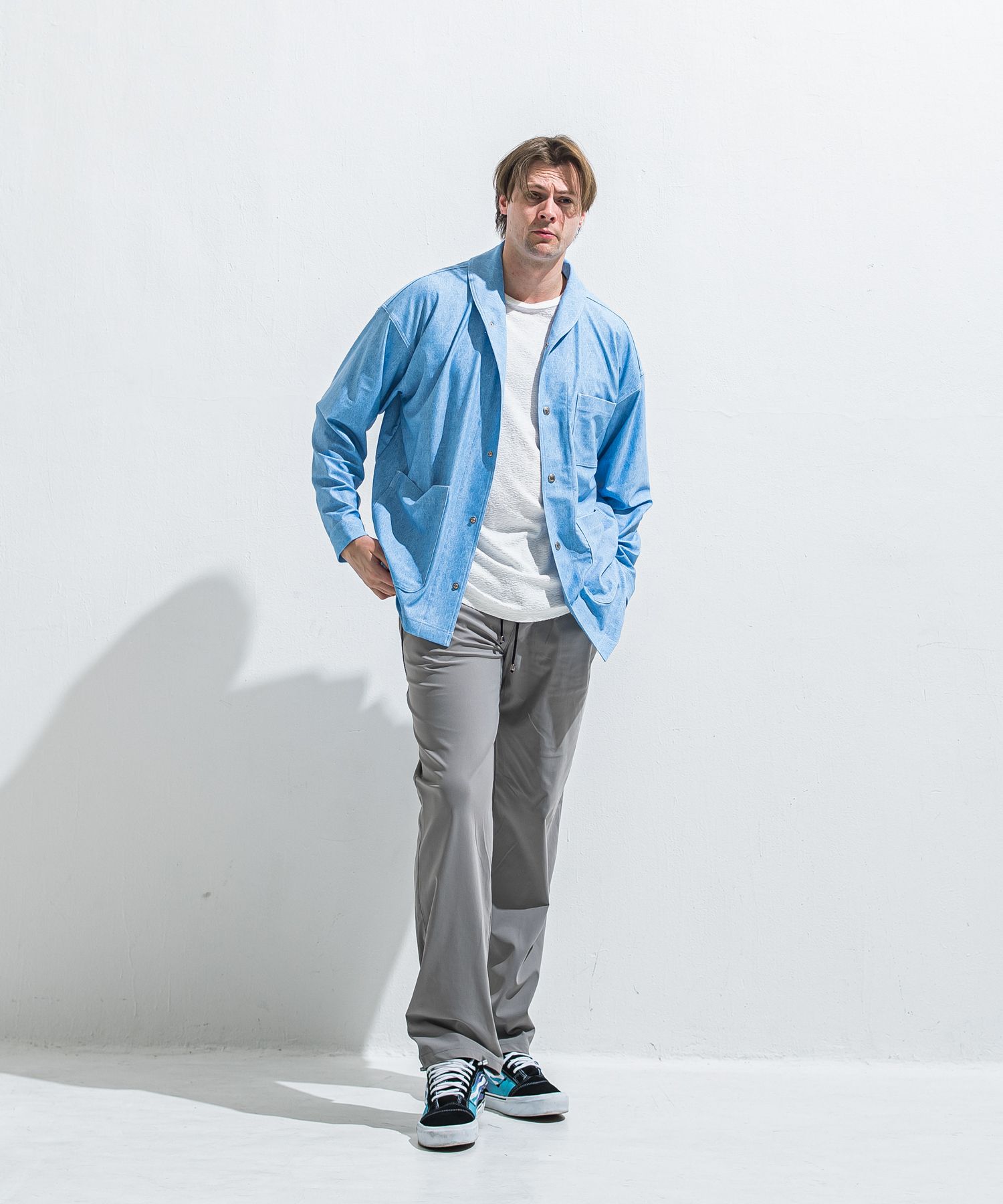 PILE OVER TEE / RC40-T-002 / パイルポケットビッグTシャツ / ホワイト (4月中旬入荷予定)