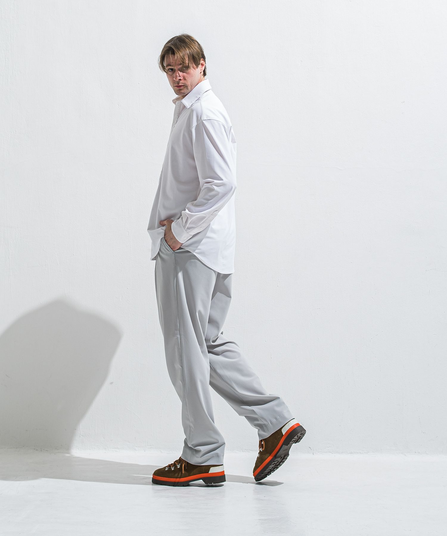 BEN PANTS / RC40-ST-038 / スーパーワイドパンツ / グレー (5月中旬入荷予定)