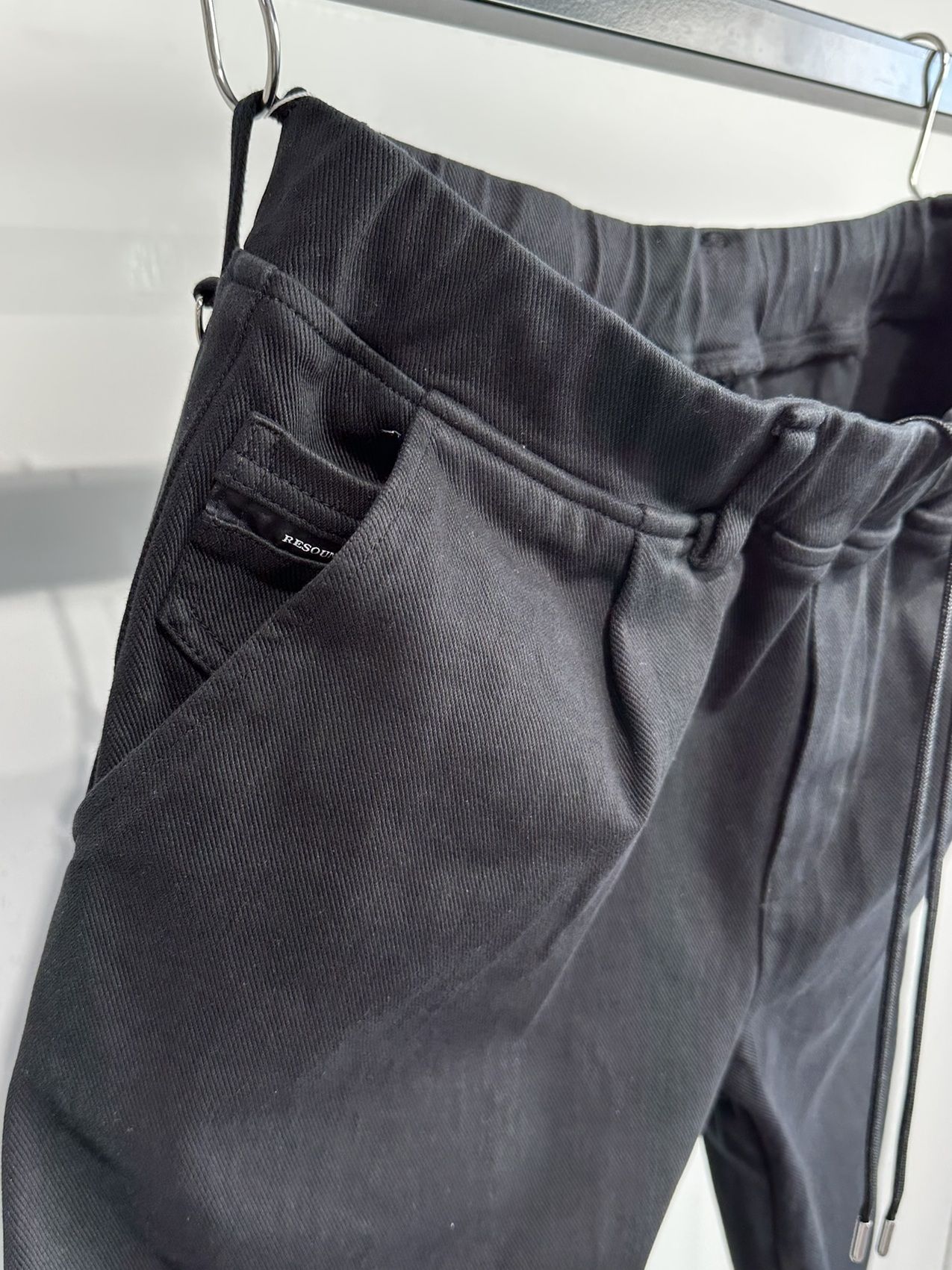 EX DENIM JERSEY WIDE PT / RC35-ST-016WTD / デニムジャージワイドパンツ / ブラック