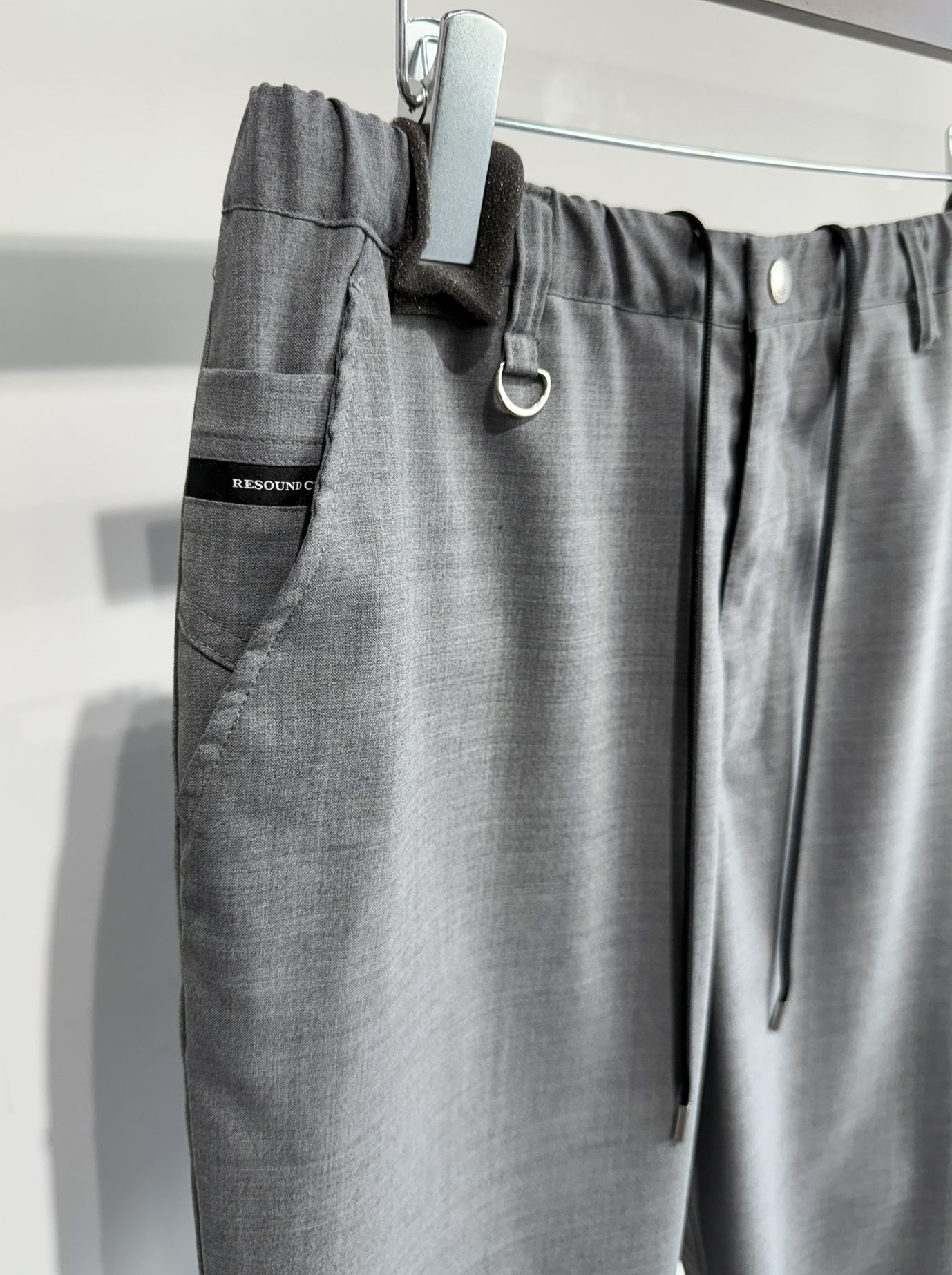 PAT WIDE EASY PANTS / RC35-ST-036 / ワイドテーパードパンツ / グレー