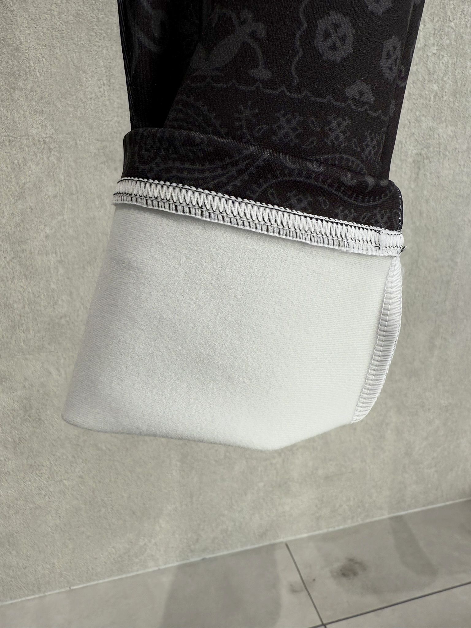 DARRELL HEAT CARGO PT / RC38-ST-010H / 裏起毛カーゴラインパンツ / ペイズリーブラック