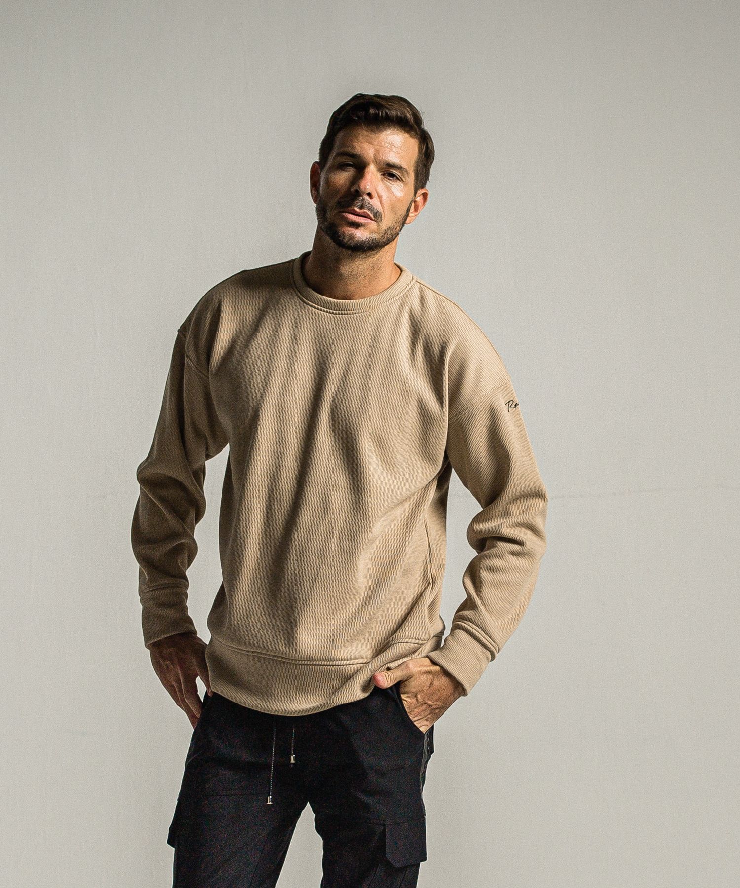 RESOUND CLOTHING - VELOURS FLEECE THERMAL LOOSE TRAINER