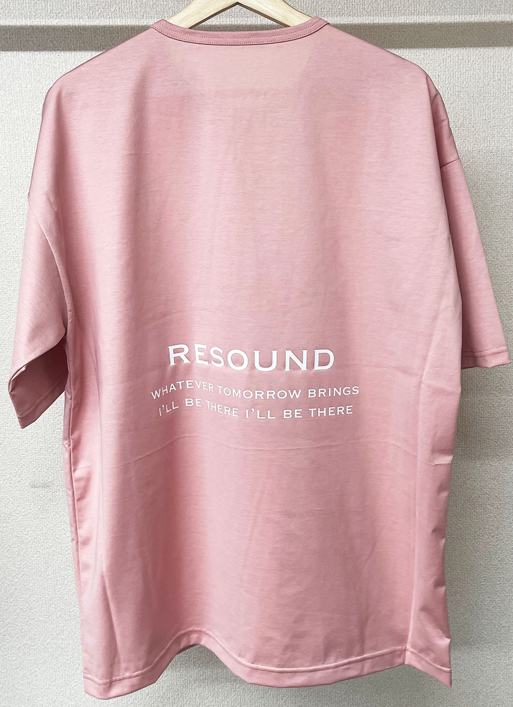 BACK ICON ROGO LOOSE TEE / RC27-T-001 / バックロゴビッグTシャツ / ピンク※