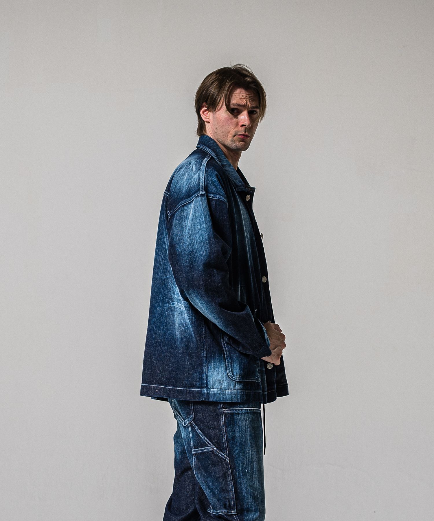 RC CAVER ALL / RC39-JK-004 / デニムカバーオール / ダークインディゴ (2月中旬入荷予定)