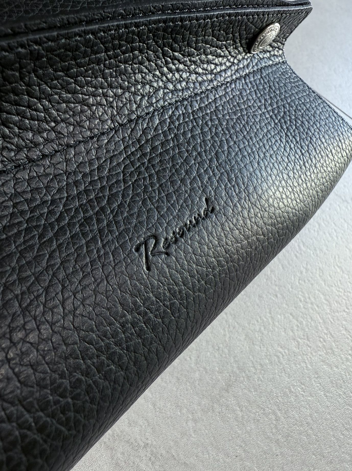 BOX TISSUE CASE / RC36-HOME-002RV / レザーティッシュケース / ブラック
