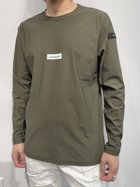 【LUKE別注】 NYLON LONGSLEEVE TEE / RC35-T-010LUKE / ナイロン長袖Tシャツ / カーキ