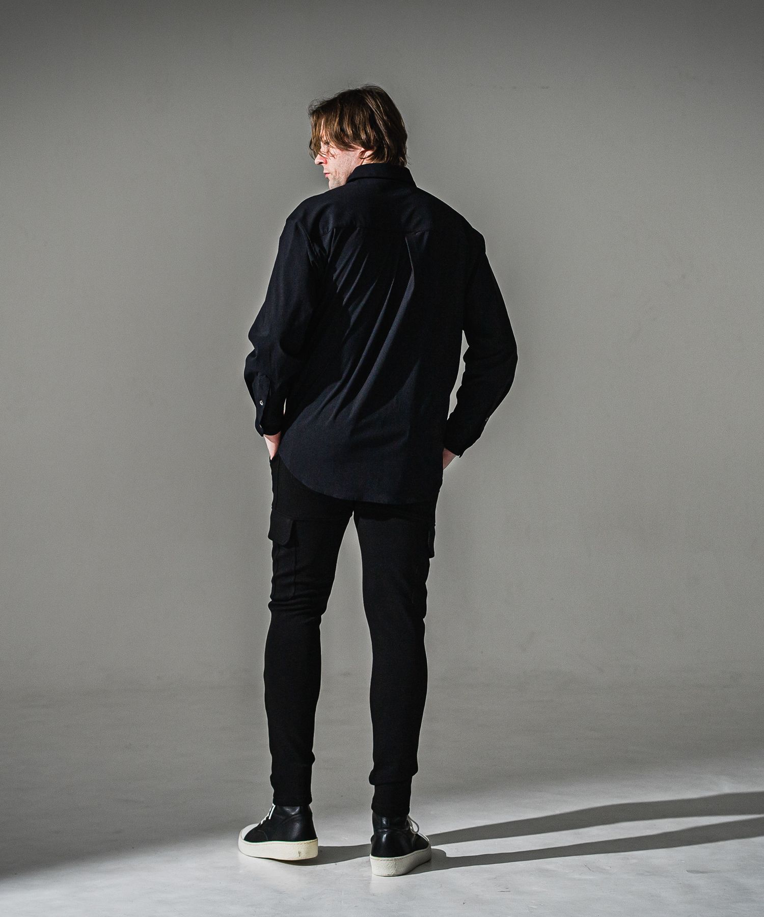 SEMI WIDE TUCK PANTS / RC41-ST-016WT / セミワイドタックパンツ / ブリスターブラック (7月下旬入荷予定)