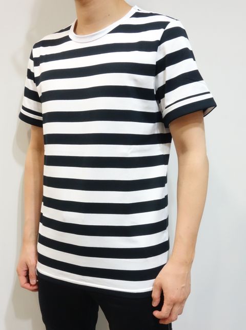ROLL UP JERSEY TEE / RC19-T-006 / ボーダーTシャツ ※
