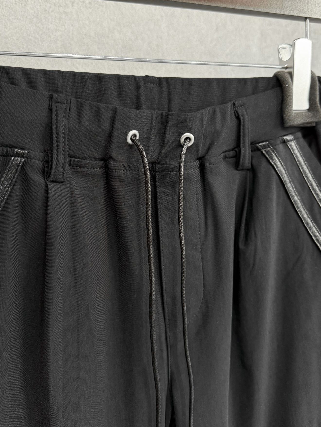 EDGE NYLON SEMI WIDE PT / RC40-ST-014WT / エッジナイロンセミワイドラインパンツ / ブラック×ブラック