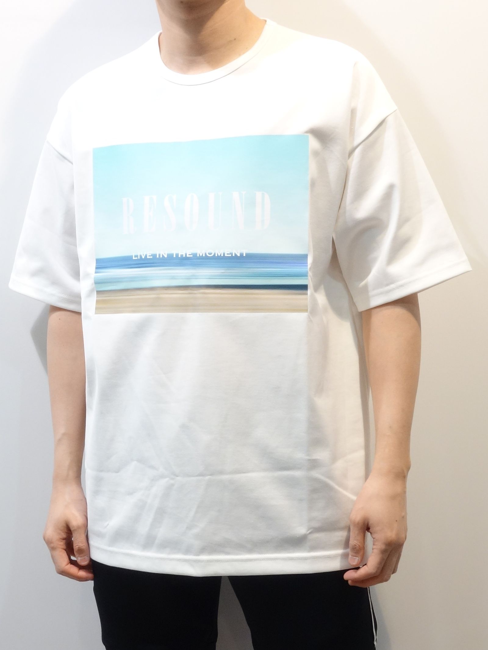 WEST BEACH PHOTO LOOSE TEE / RC23-T-002 / フォトプリントビッグTシャツ※