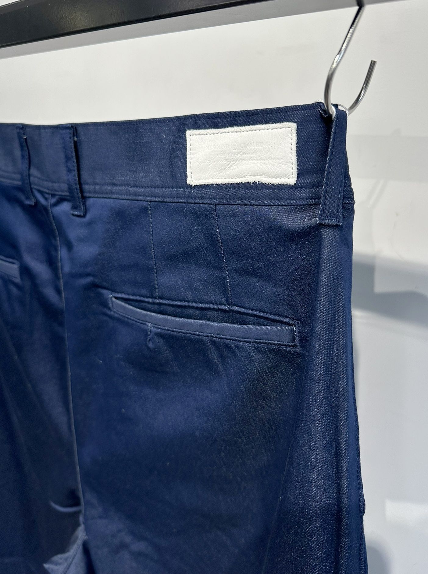 WIDE TUCK PT / RC11-ST-003 / シャンブレーワイドタックパンツ / ネイビー※