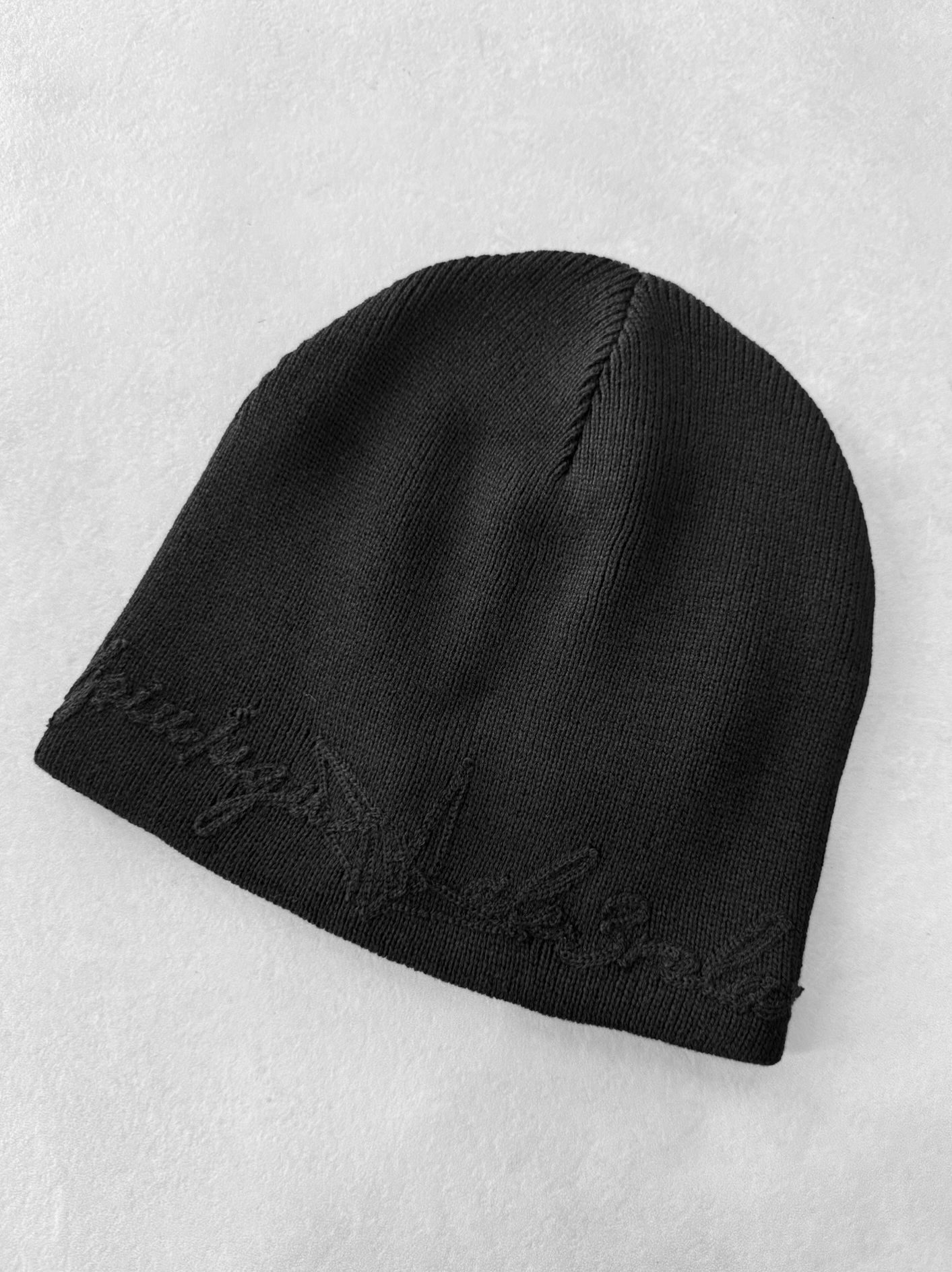カーシブロゴニットキャップ / usz-26053 / ブラック