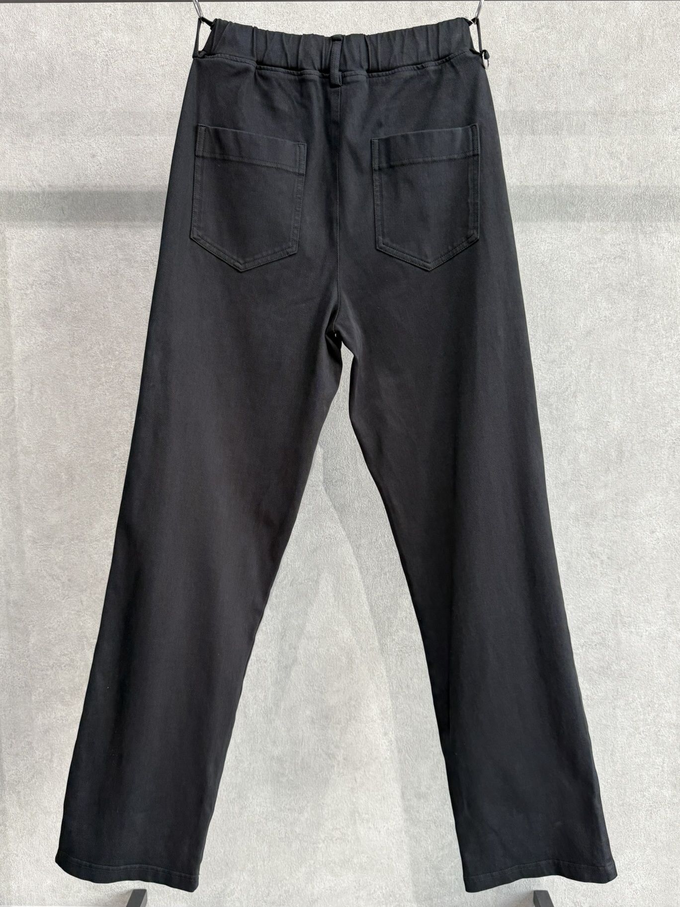 DENIM JERSEY WIDE PT / RC37-ST-016WTD / ライトオンスデニムジャージ ワイドパンツ / ブラック