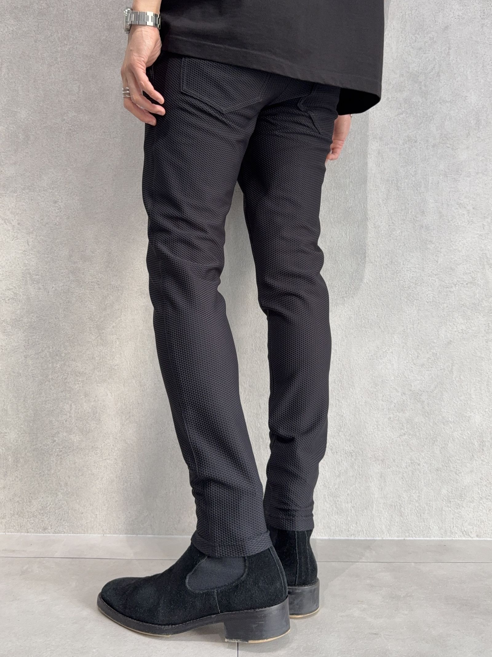 CHRIS EASY TUCK PANTS / RC40-ST-016T / イージータックパンツ / メッシュブラック