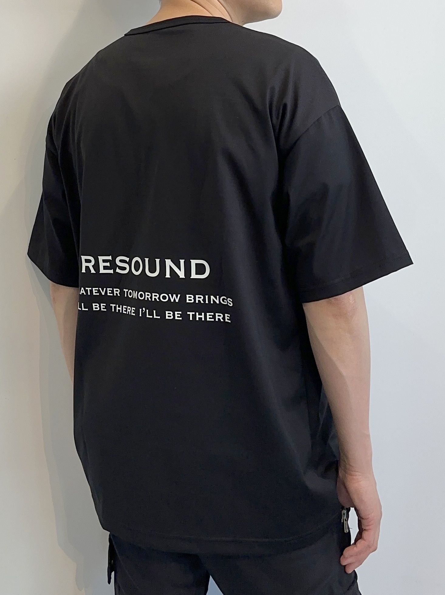 BACK ICON ROGO LOOSE TEE / RC27-T-001 / バックロゴビッグTシャツ / ブラック