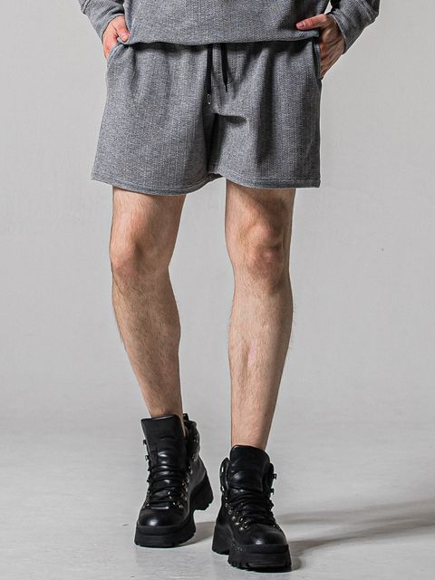 BLISTER KNIT HALF PT / RC39-HP-003 / ブリスターニットショーツ / グレー (3月上旬入荷予定)