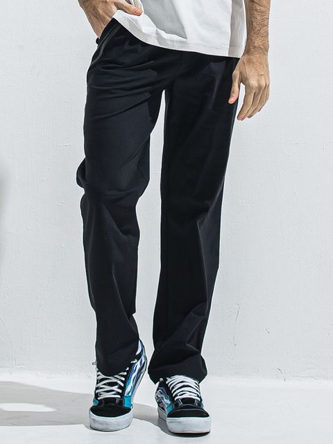 EDGE NYLON SEMI WIDE PT / RC40-ST-014WT / エッジナイロンセミワイドラインパンツ / ブラック×ブラック (4月下旬入荷予定)