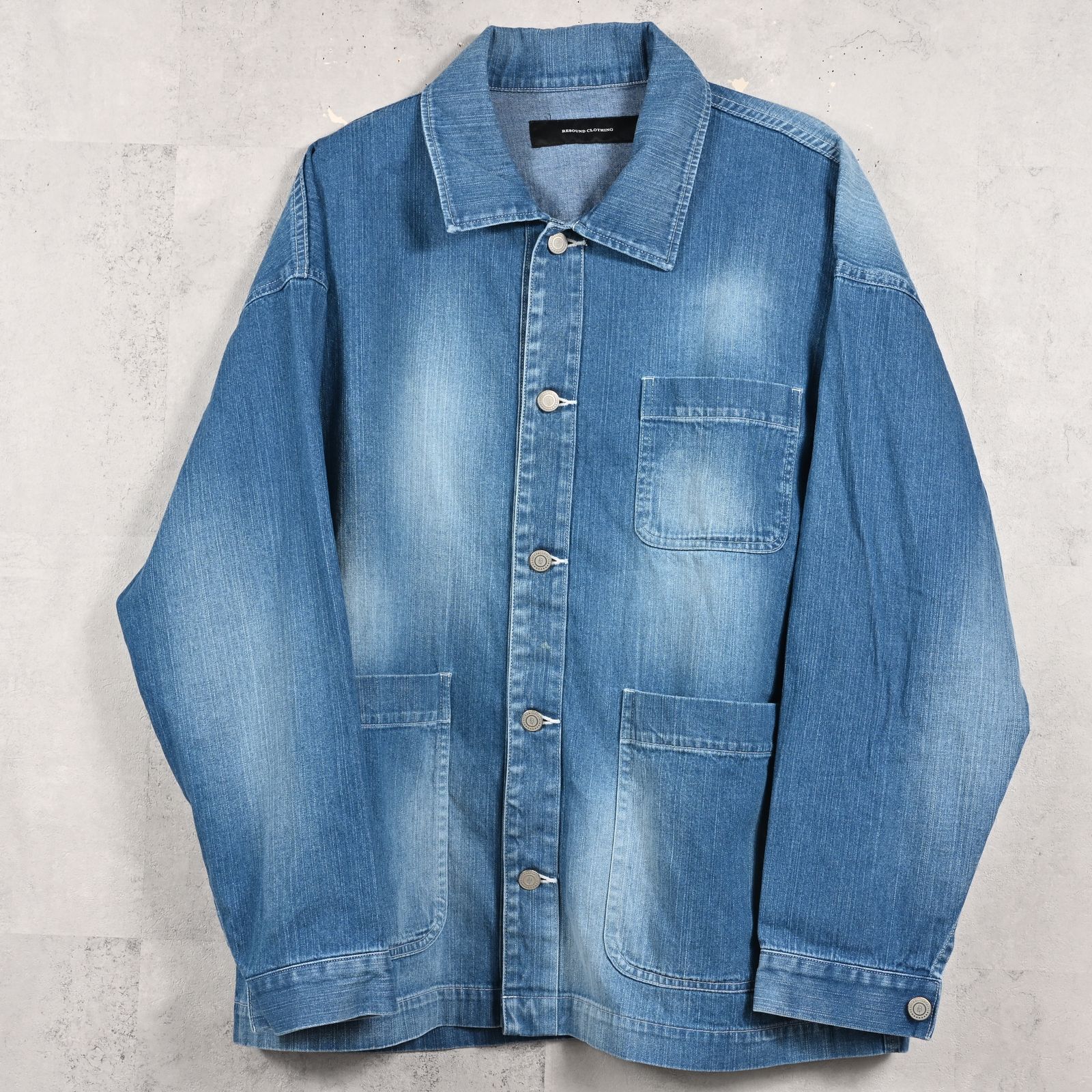 RC CAVER ALL / RC39-JK-004 / デニムカバーオール / ライトインディゴ (2月中旬入荷予定)