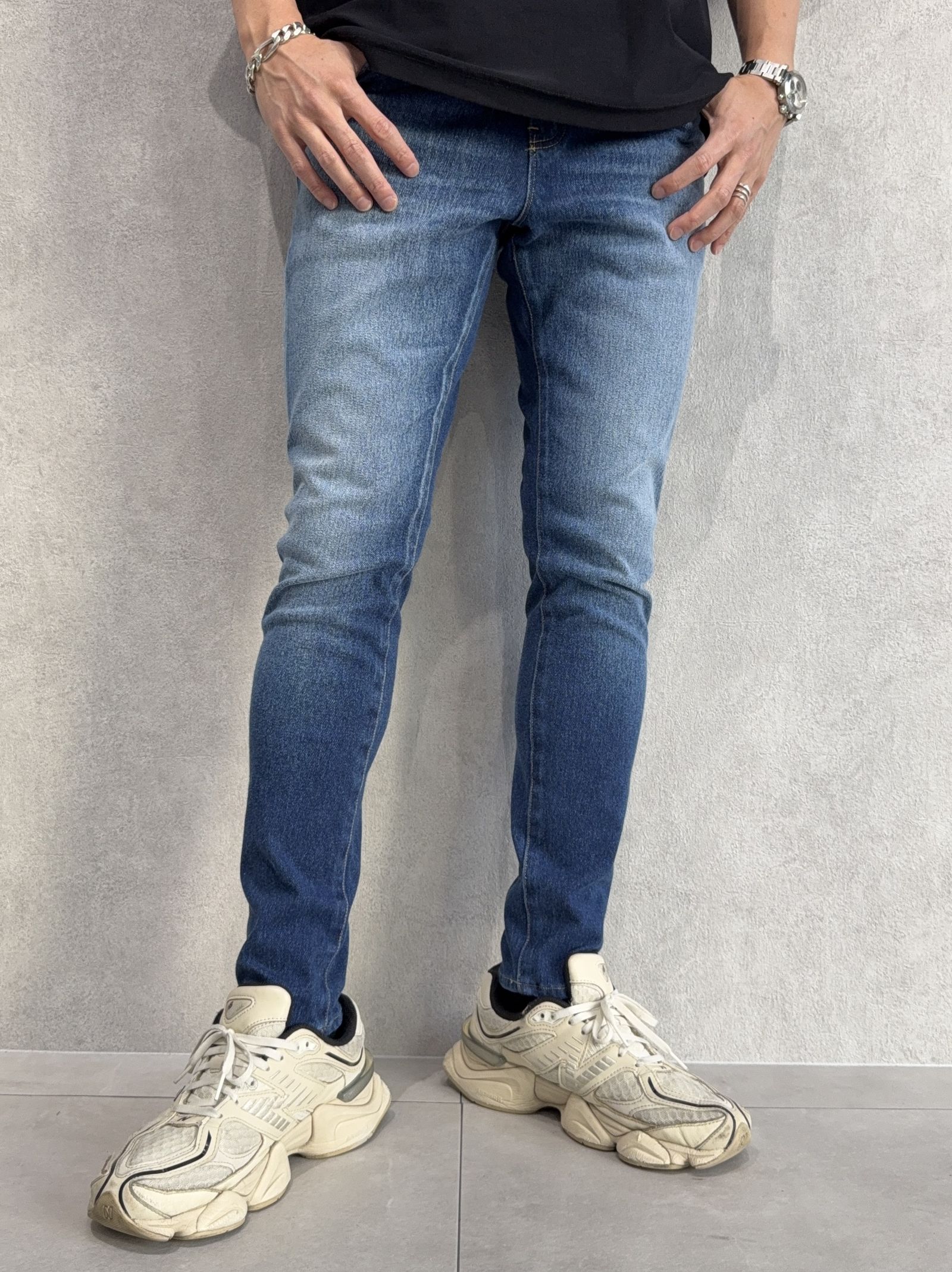 MICK DENIM JERSEY / RC37-ST-020 / デニムジャージテーパードパンツ / ダークインディゴ