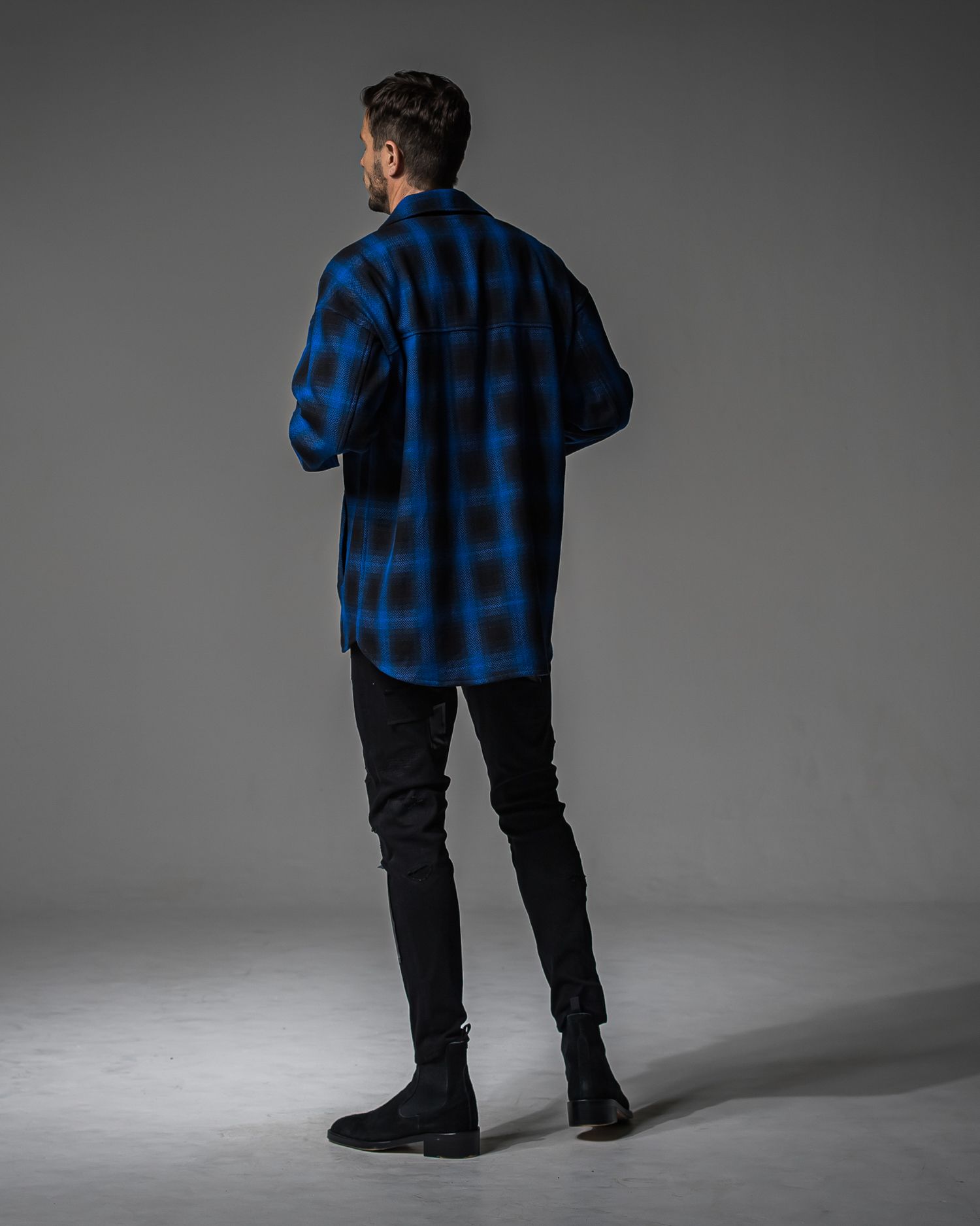 CPO SHIRTS JK / RC37-JK-004 / CPOチェックシャツジャケット / ブルーチェック (9月中旬入荷予定)
