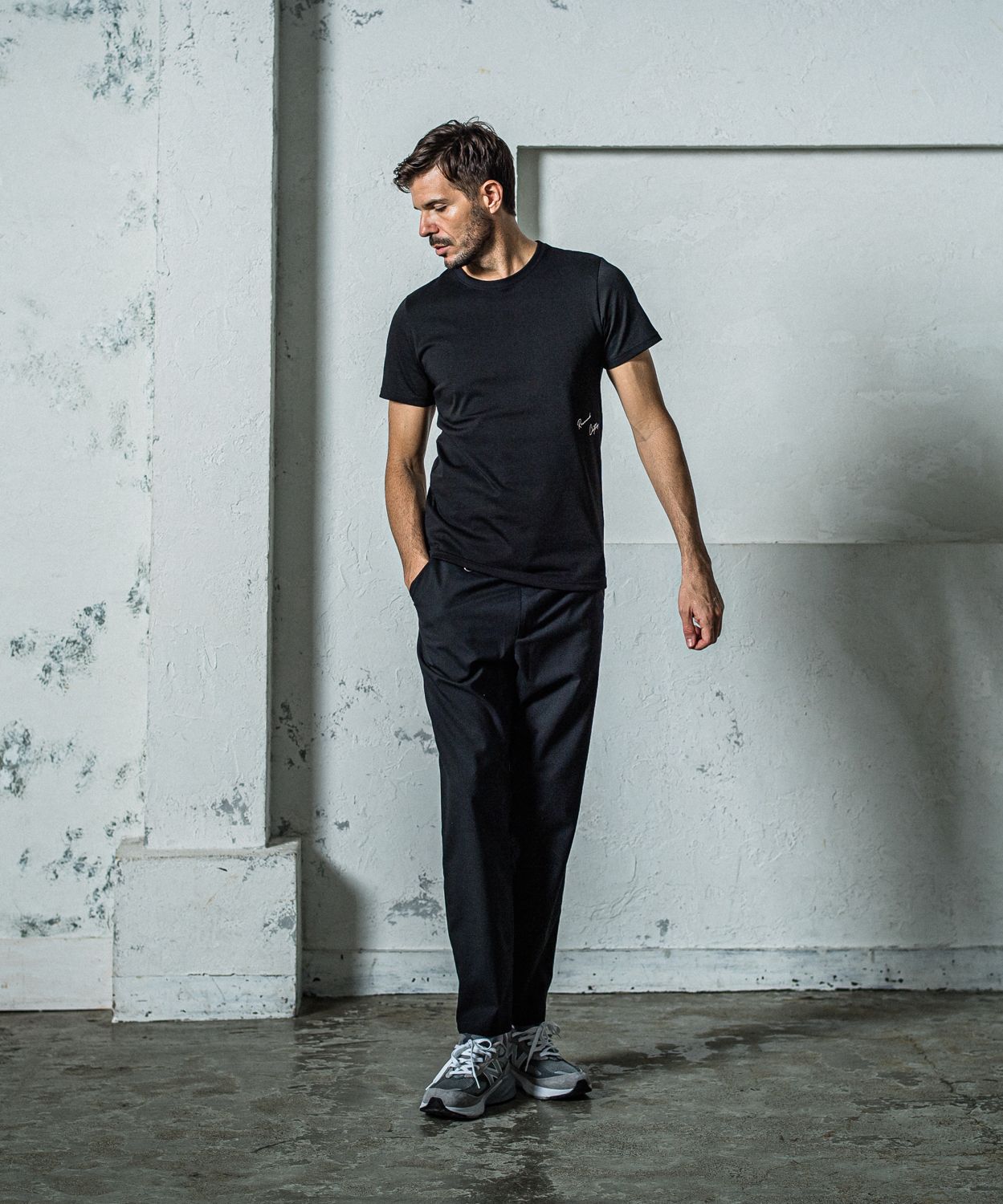 SIDE RC BASIC TEE / RC35-T-004 / サイドロゴジャストTシャツ / ブラック
