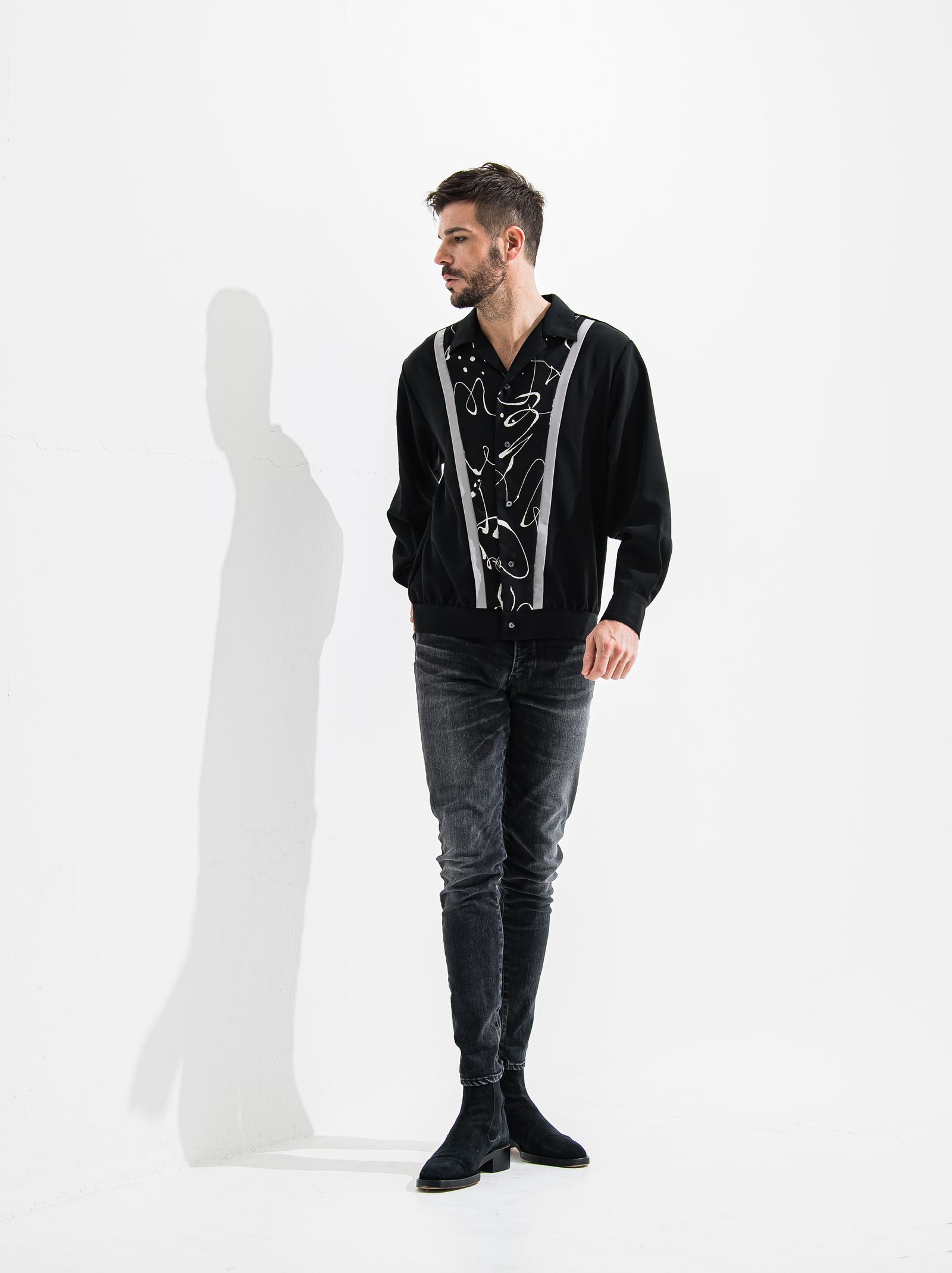 OR SKINNY JEANS / OR2-SK-002 / スキニーデニム / ブラックユーズド (7月中旬入荷予定)