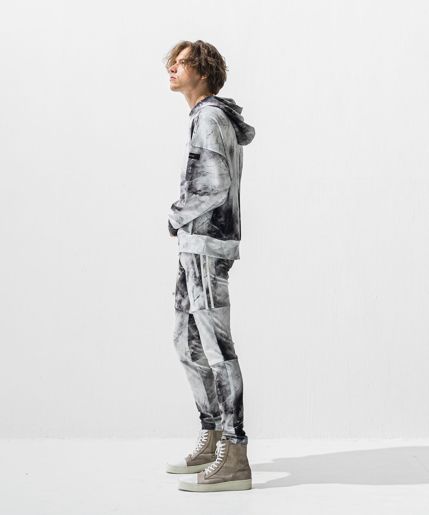 OVER HOODIE / RC42-C-011 / プルオーバーパーカー / マーブルホワイト (1月上旬入荷予定)