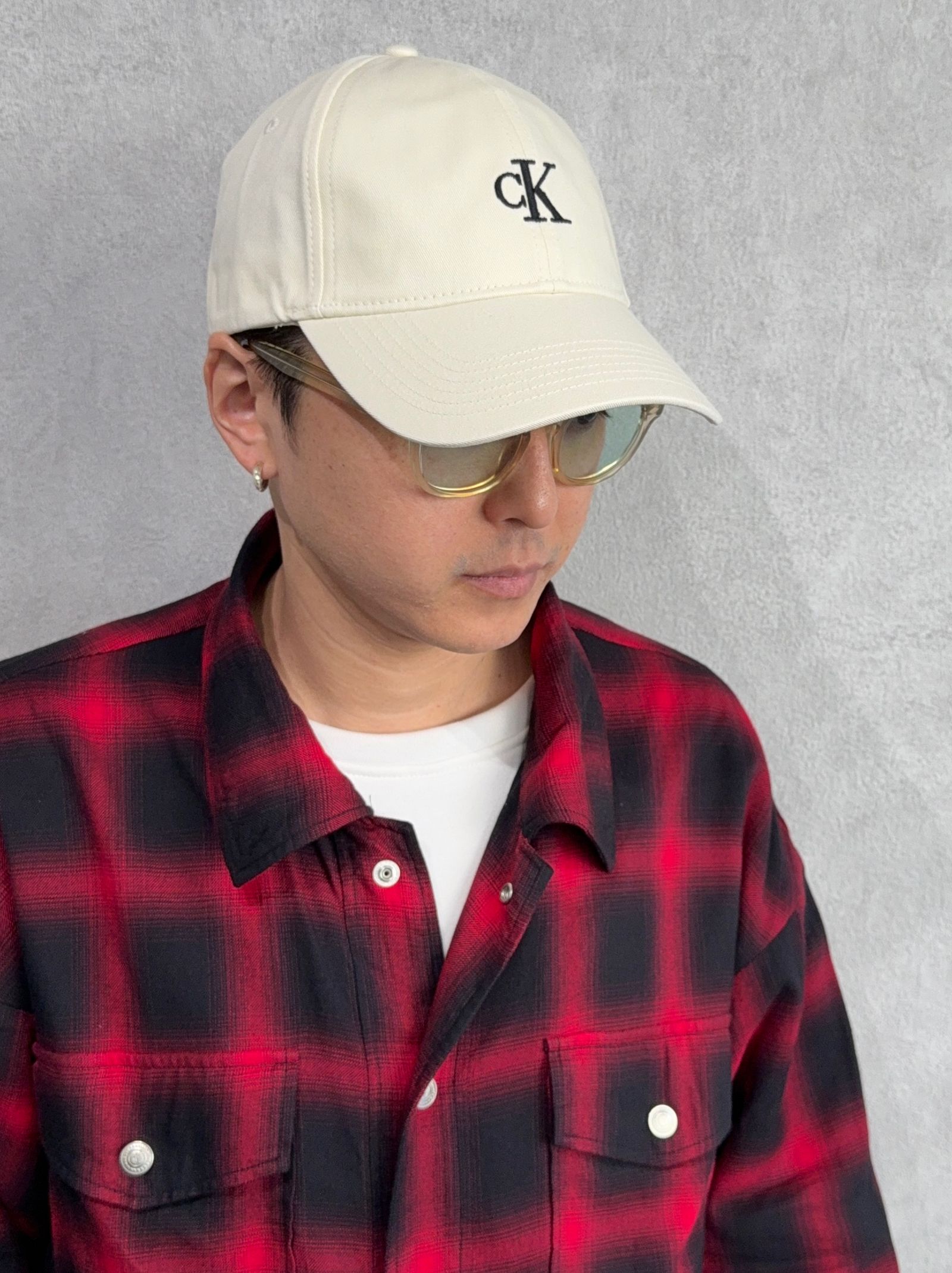 6パネルスモールモノグラムベースボールキャップ / 4G5002G / YAE(アイボリー)