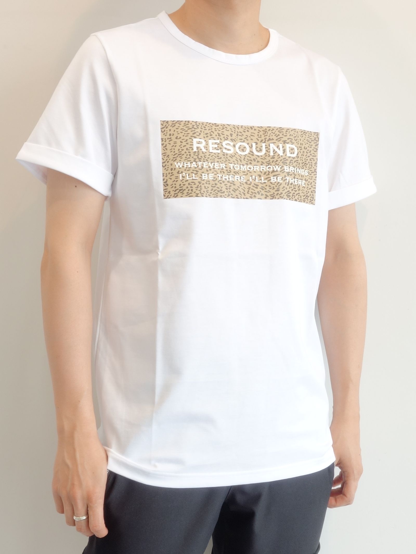 LEO BOX ROGO ROLL UP JERSEY TEE / RC20-T-004 / ボックスロゴTシャツ ※