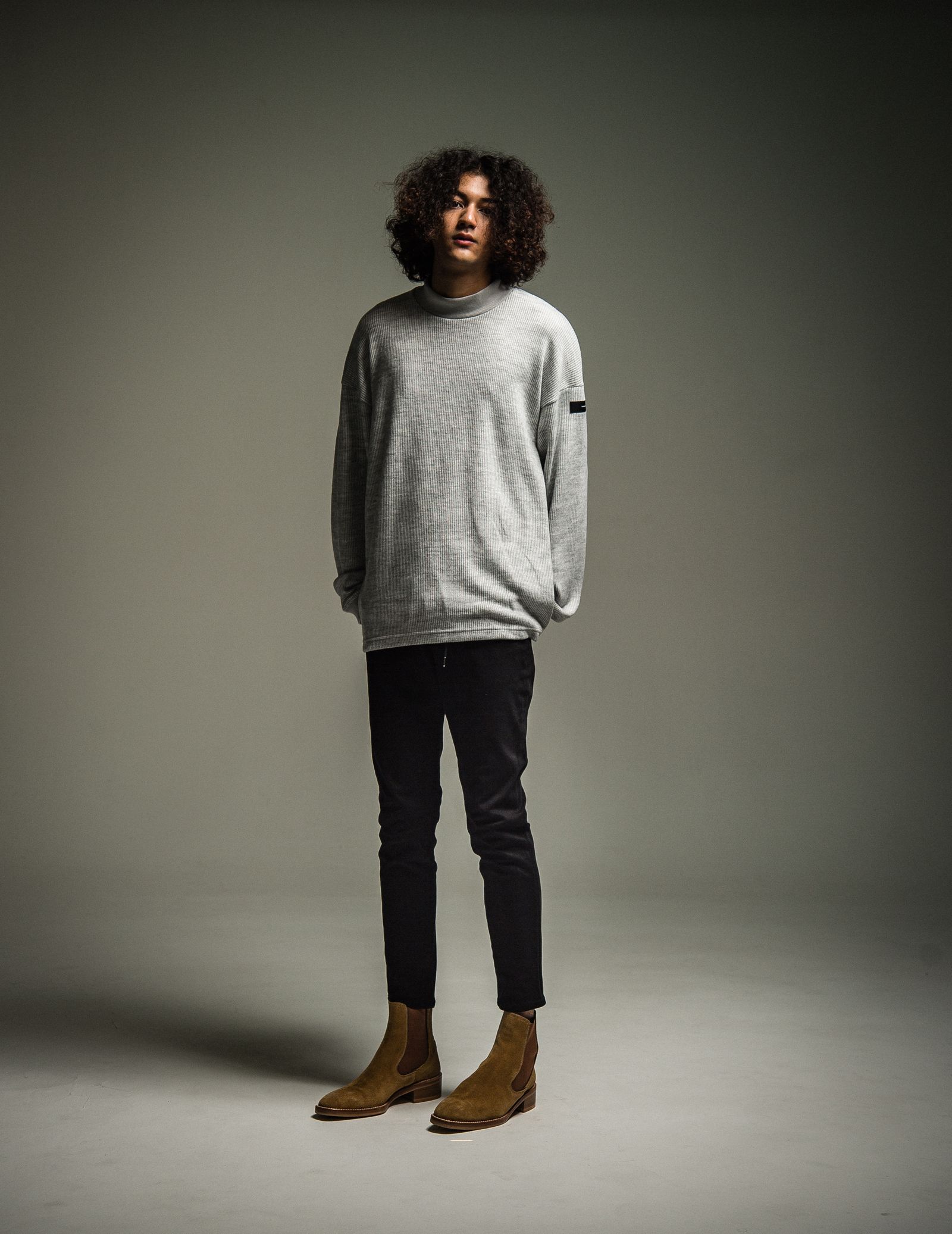 MOCKNECK OVER KNIT / RC22-K-001 / モックネックニット