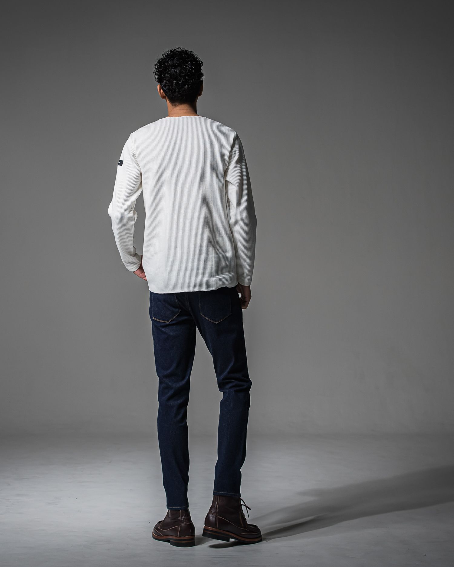 MICK DENIM JERSEY / BASIC-ST-020 / デニムジャージテーパードパンツ / インディゴワンウォッシュ (9月上旬入荷予定)