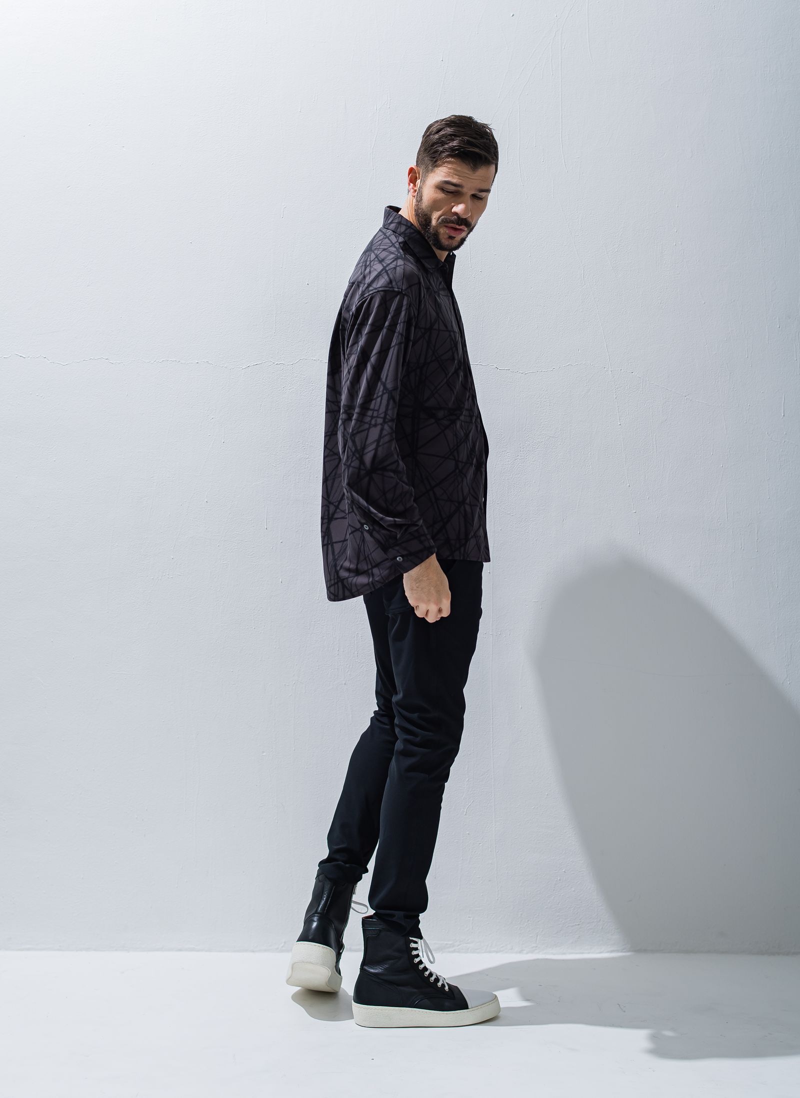 CHRIS EASY TUCK PANTS / RC28-ST-016T / イージータックパンツ / ブラック