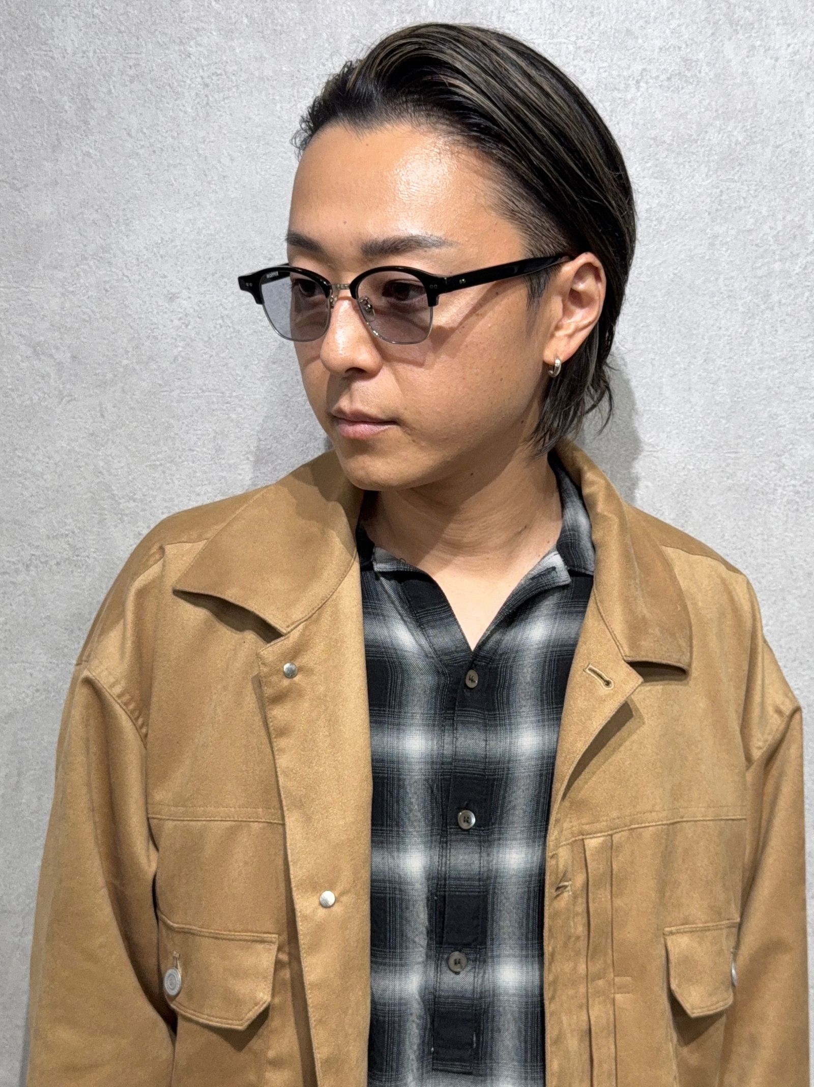 NEW. HOPPER C-1 / サングラス / ブラック×ブラステッドシルバー