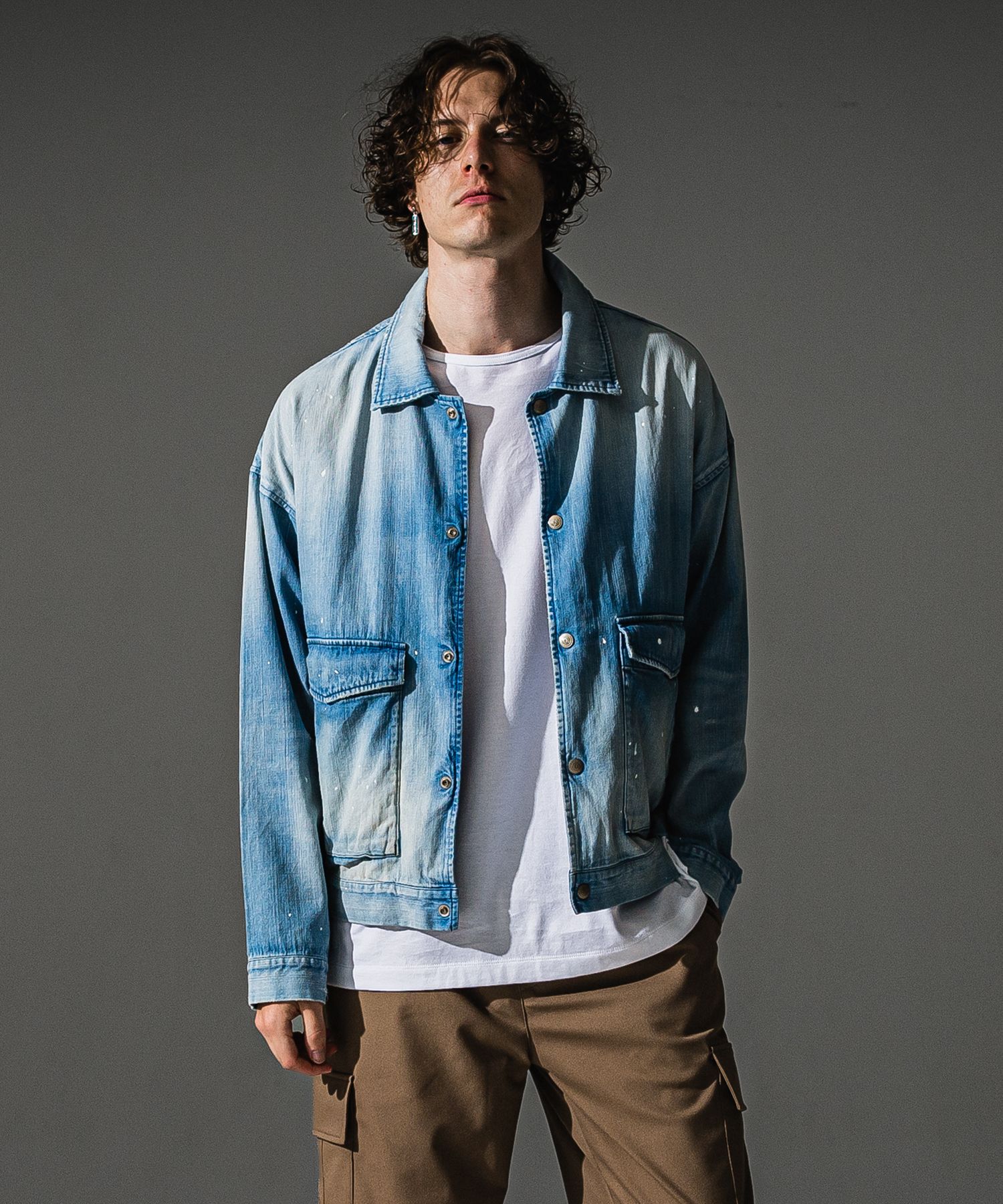 LDENIM AG FLIGHT JACKET / RC41-JK-001 / デニムフライトジャケット / ライトインディゴ (8月中旬入荷予定)