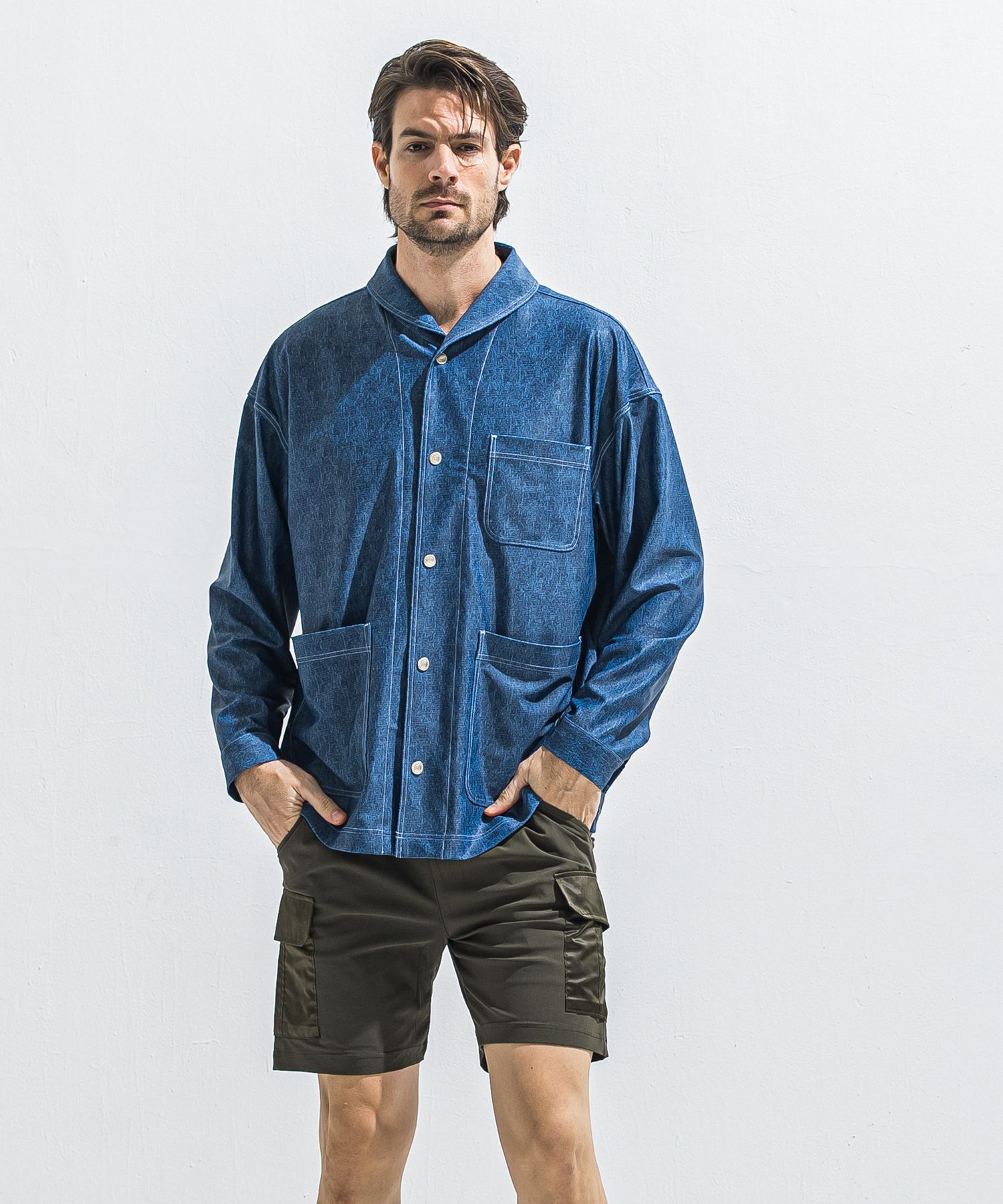 RUSH CAVER ALL / RC40-JK-002 / ラッシュガードカバーオール / ダークインディゴ (5月中旬入荷予定)