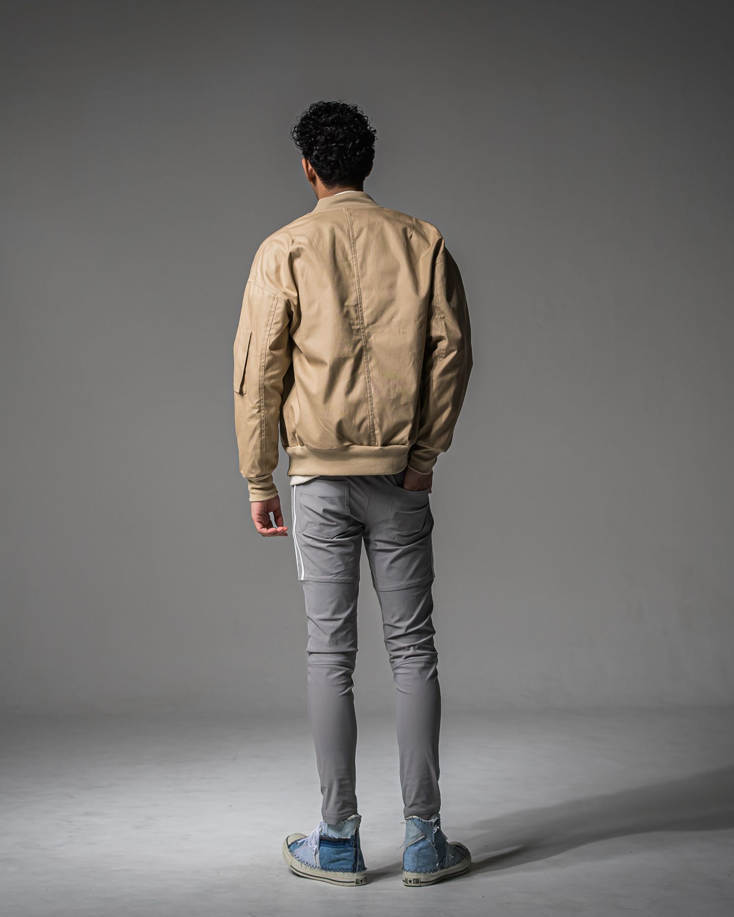 LEATHER OVER 2ND G / RC37-JK-005 / スエードエコレザー2ND型Gジャン / ベージュ (9月中旬入荷予定)