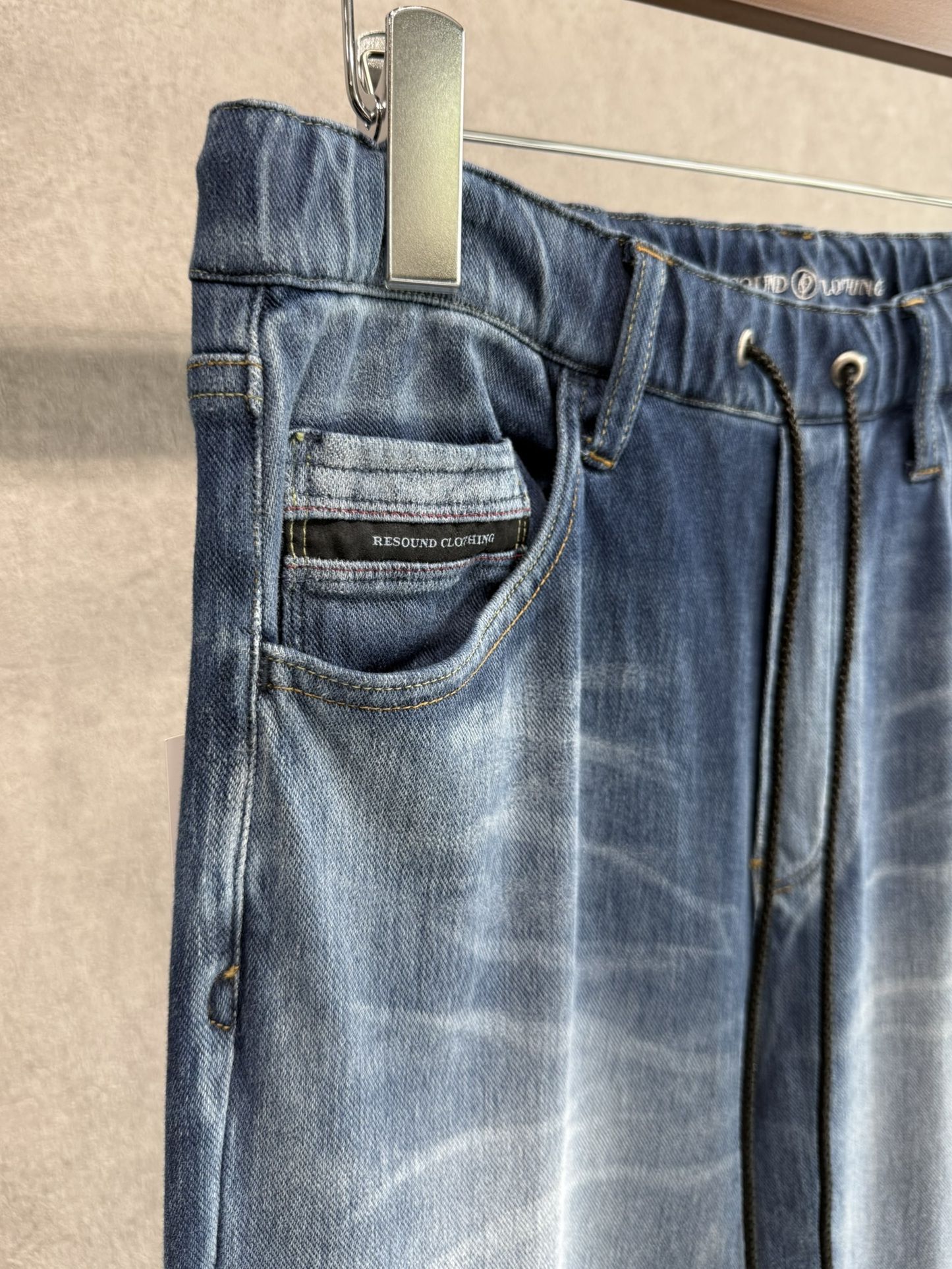 KING DENIM JERSEY / RC37-ST-005 / デニムジャージ バギーワイドパンツ / ライトインディゴ