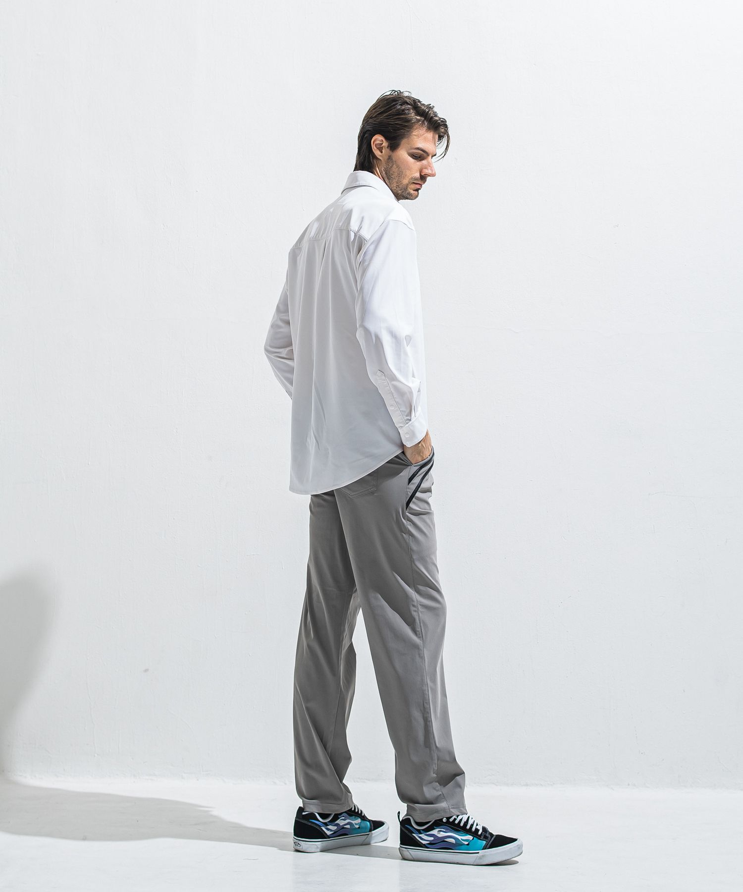 RUSH JACK SHIRTS / RC40-SH-001 / オーバーサイズラッシュガードシャツ / ホワイト (4月中旬入荷予定)