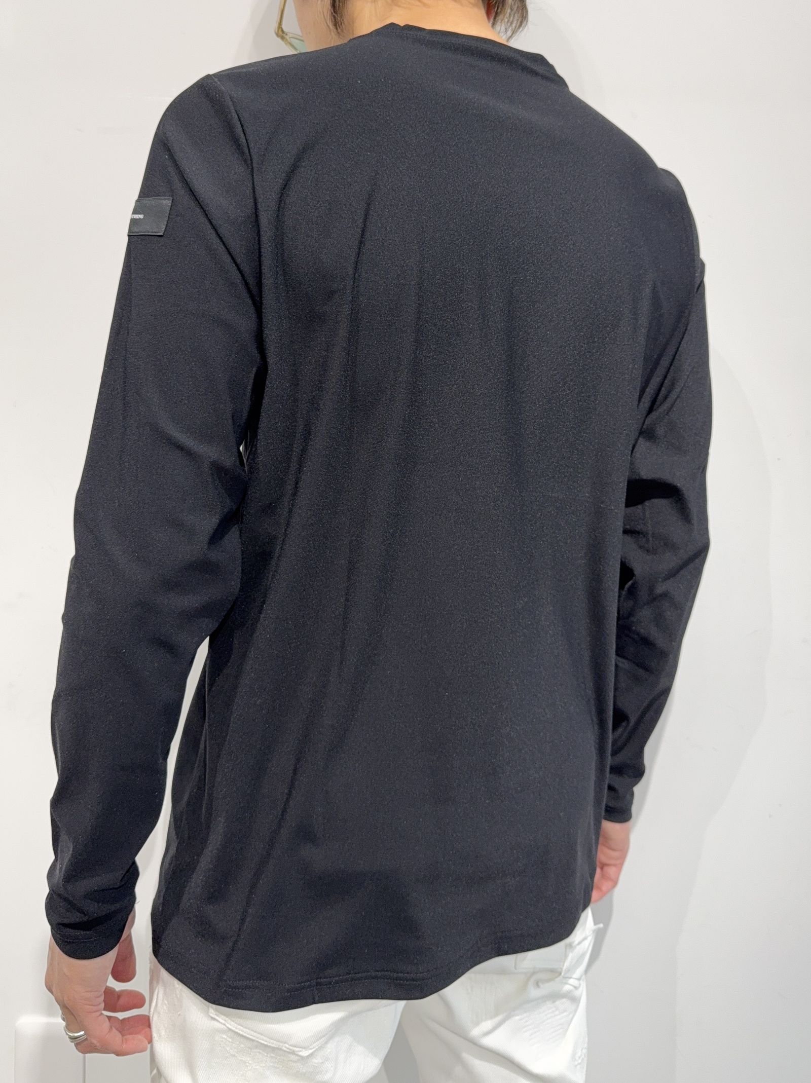 【LUKE別注】 NYLON LONGSLEEVE TEE / RC35-T-010LUKE / ナイロン長袖Tシャツ / ブラック