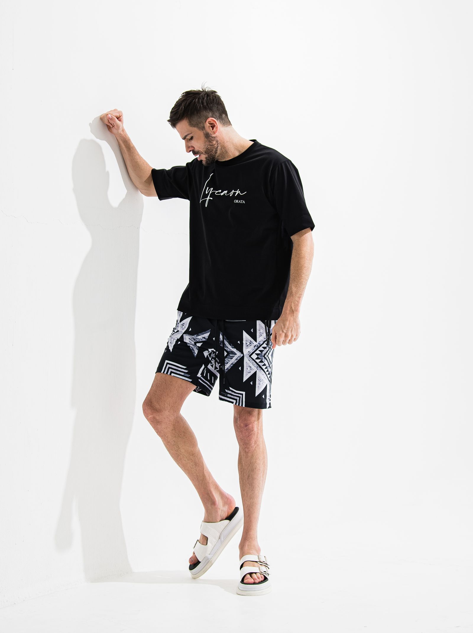 RUSH SHORTS / OR2-HP-002  / ラッシュガードハーフパンツ / ネイティヴブラック (6月中旬入荷予定)