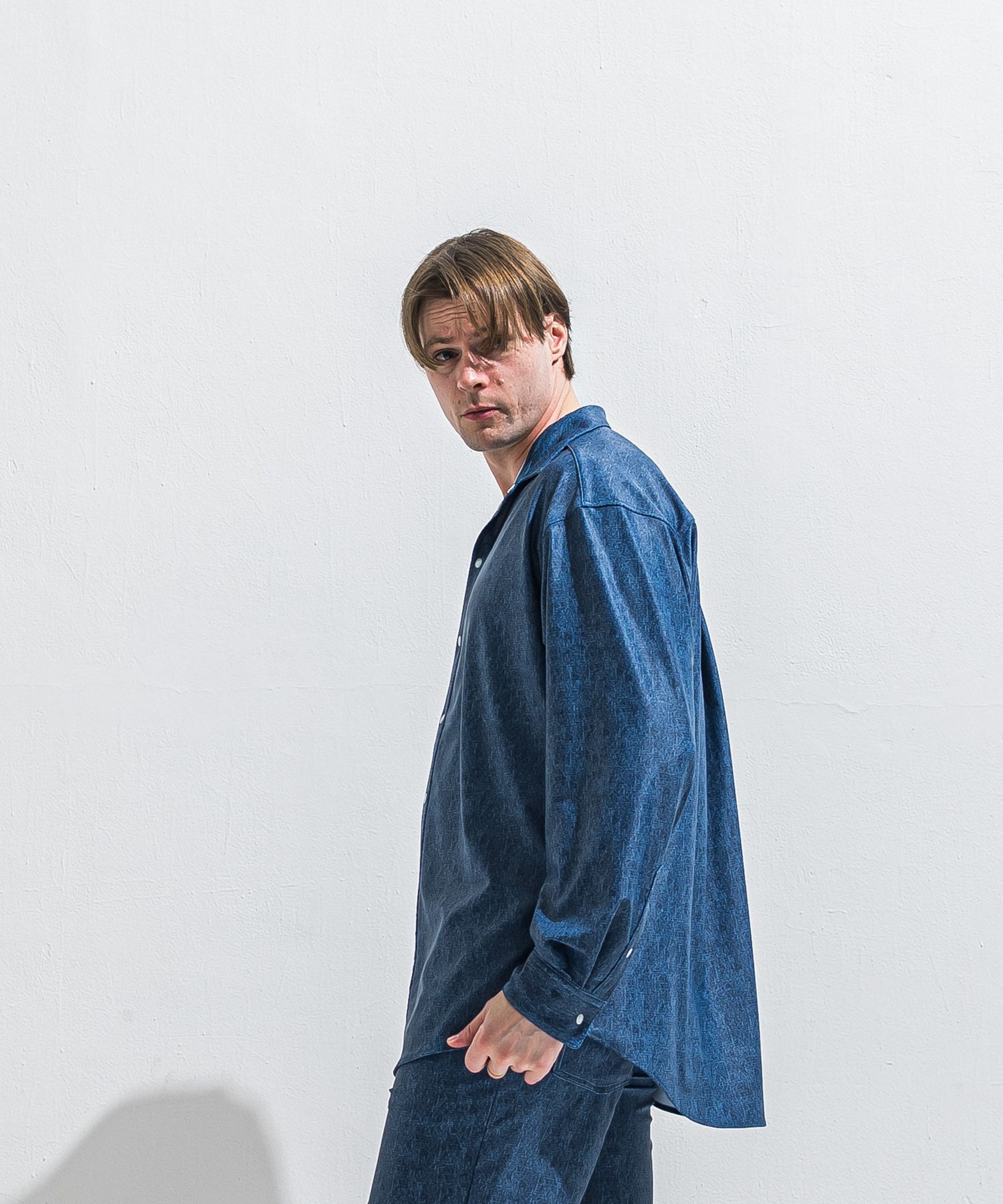 RUSH JACK SHIRTS / RC40-SH-001 / オーバーサイズラッシュガードシャツ / ダークインディゴ (5月中旬入荷予定)