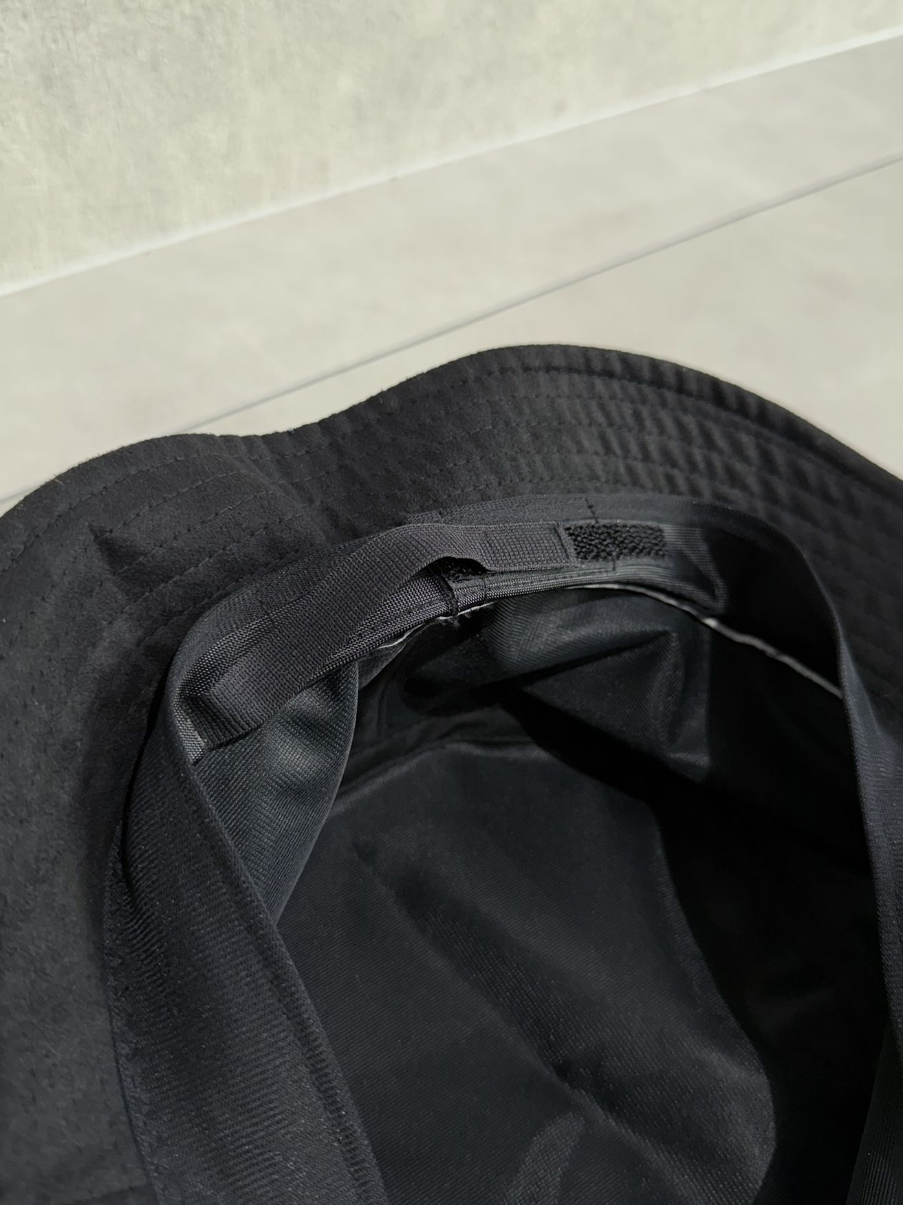 SUEDE BUCKET HAT / RC37-CAP-003 / スエードエコレザーバケットハット / ブラック