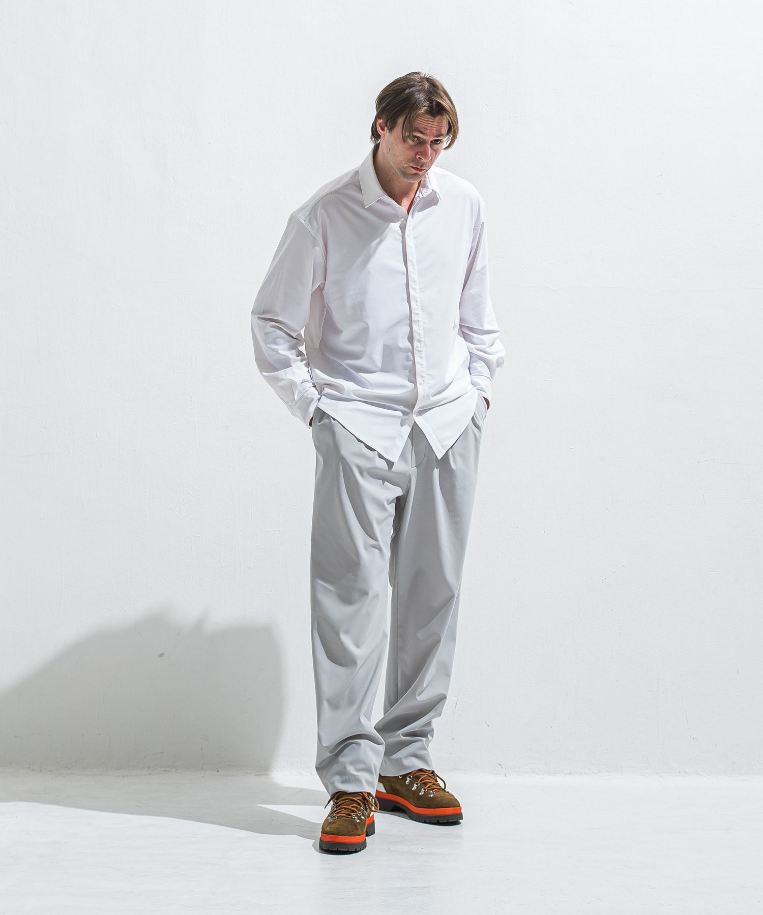 RUSH JACK SHIRTS / RC40-SH-001 / オーバーサイズラッシュガードシャツ / ホワイト (4月中旬入荷予定)