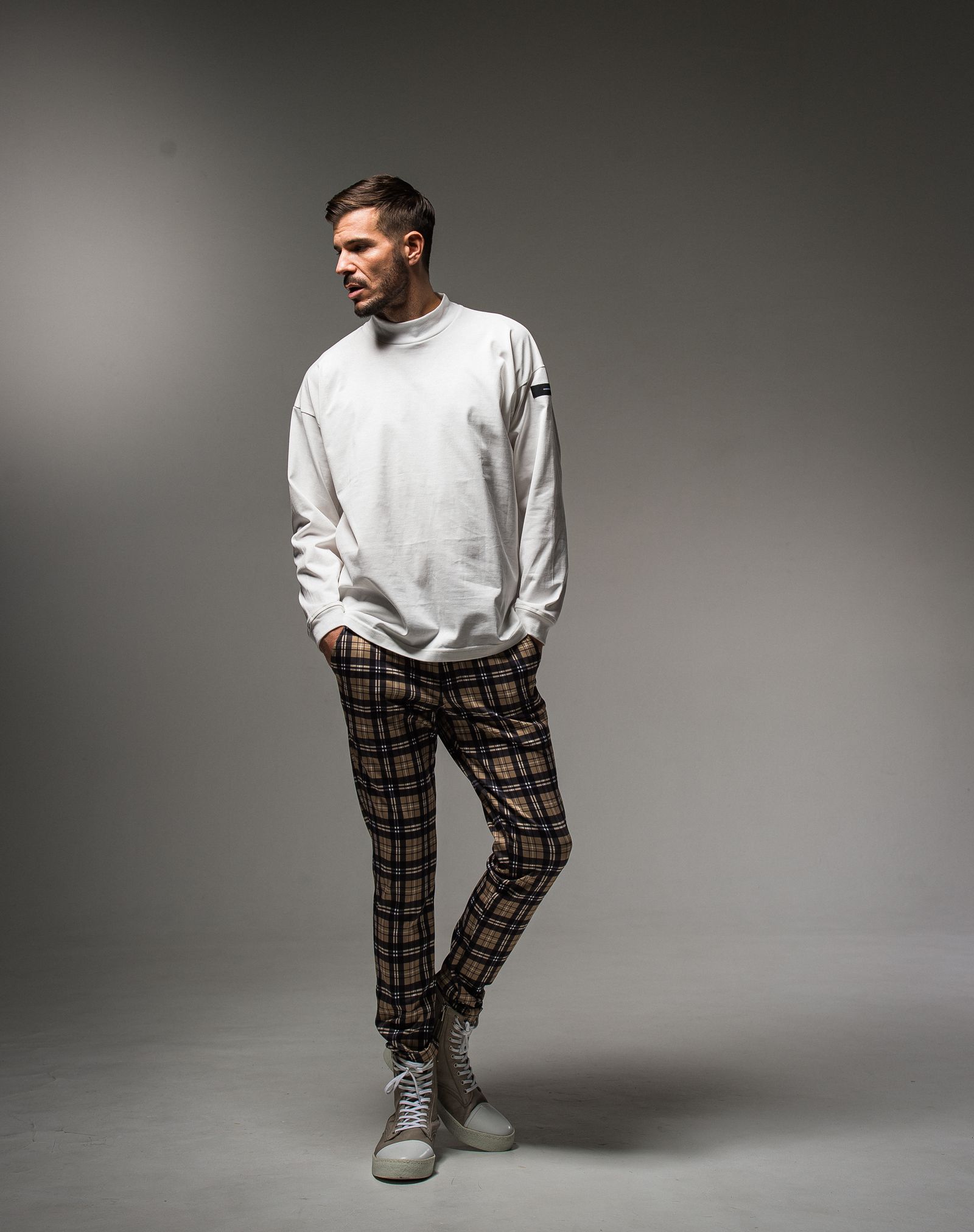 CHRIS EASY PANTS / RC23-ST-016 / チェックイージーパンツ