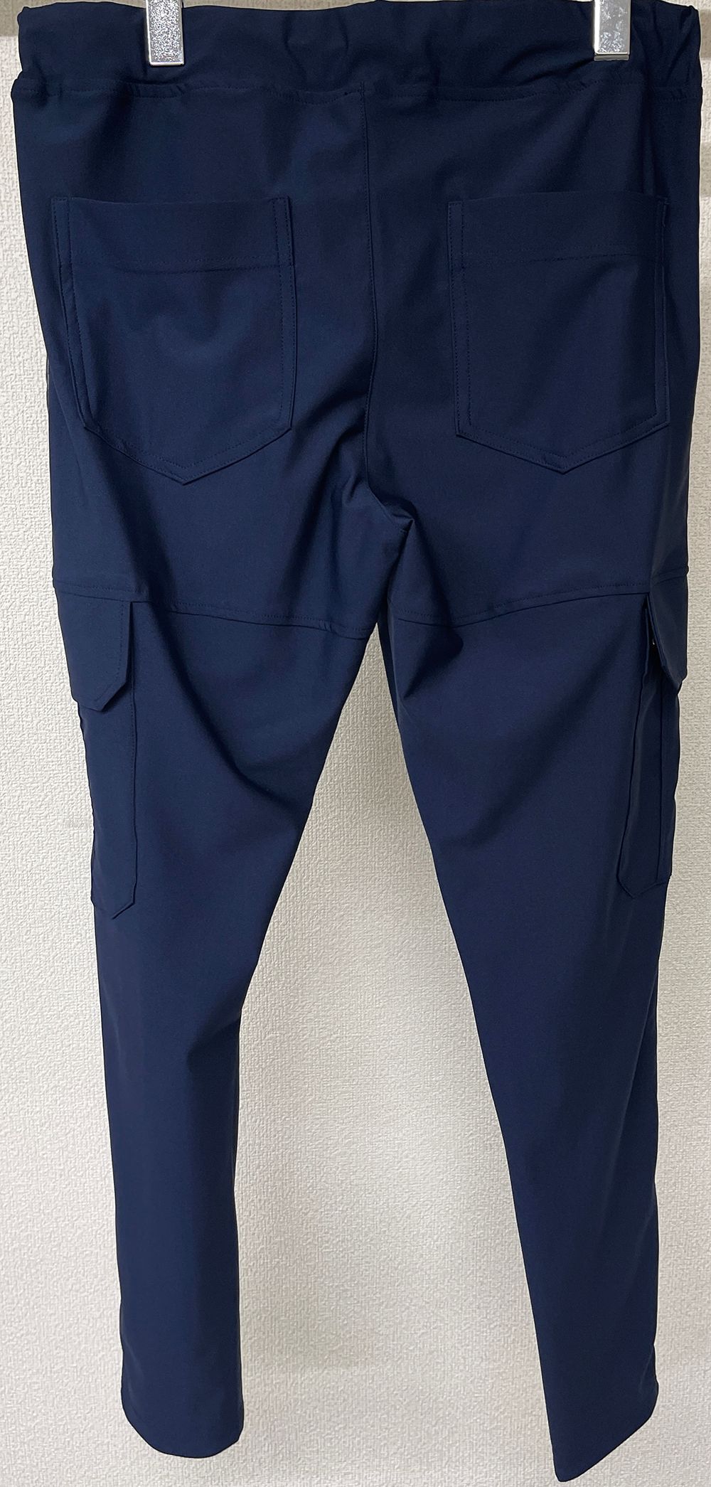 DARRELL CARGO PT / RC27-ST-010 / レザーラインナイロンカーゴパンツ / ネイビー
