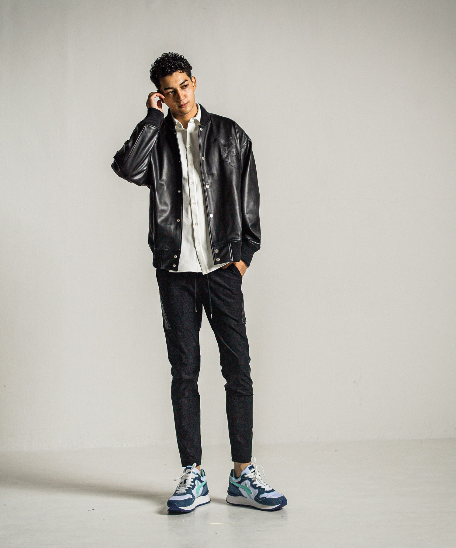 W6YZ×RESOUND CLOTHING SNEAKER / 40-1C16 / コラボローカットスニーカー