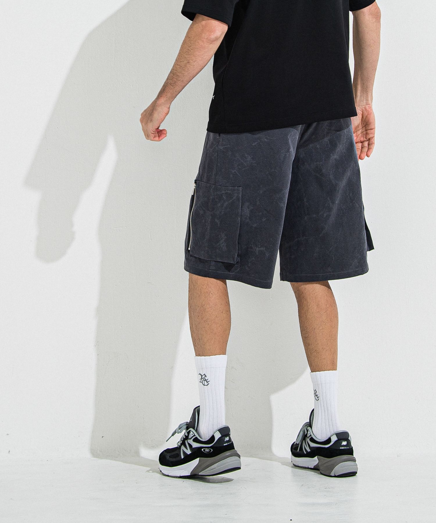 DAVID CARGO HALF PANTS / RC36-HP-007 / ミリタリーカーゴハーフパンツ / ヴィンテージブラック
